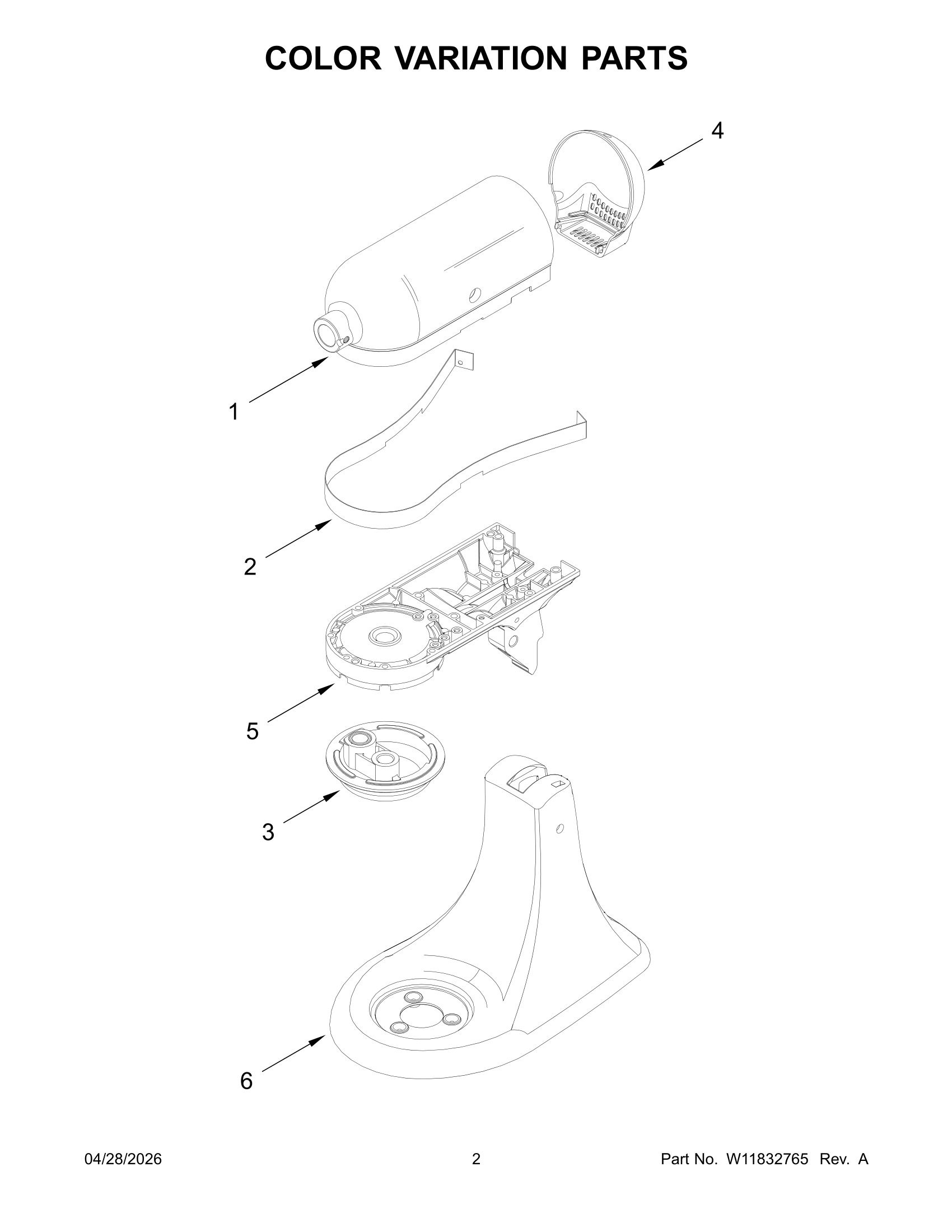 COLOR VARIATION PARTS