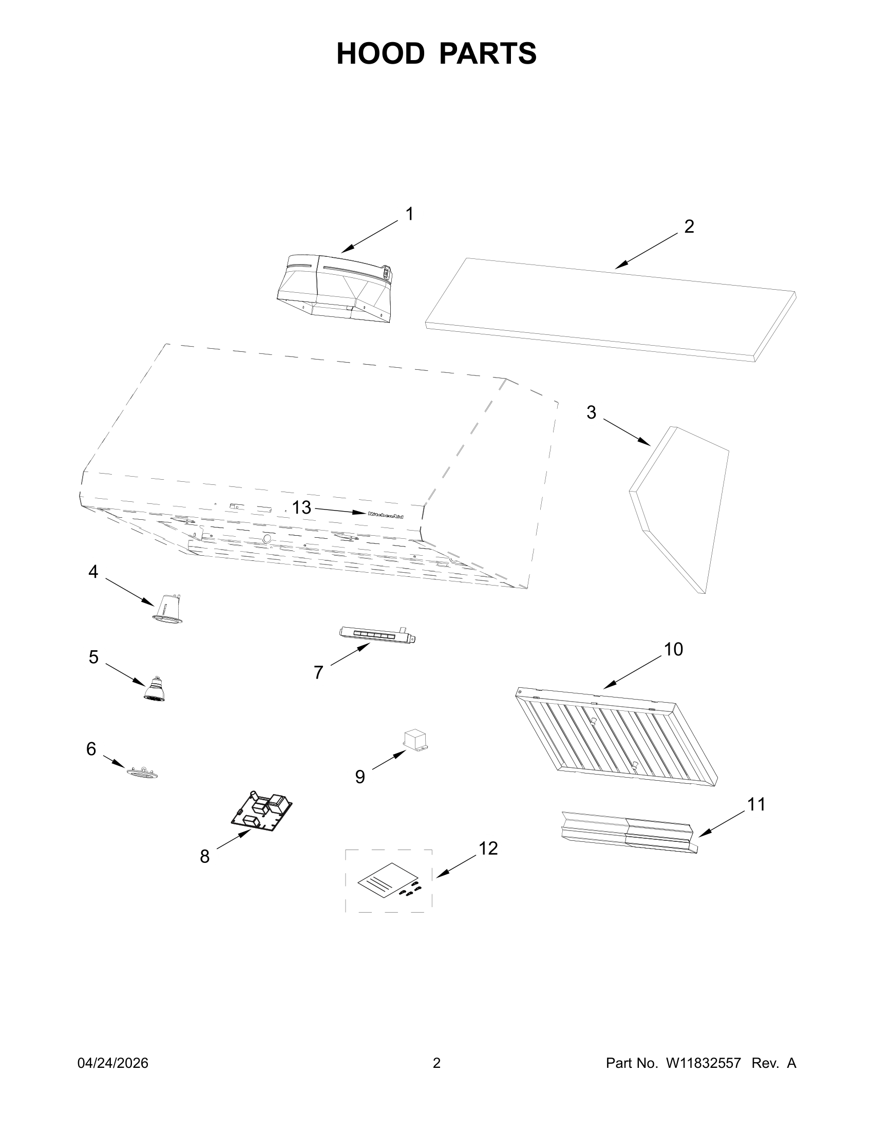 HOOD PARTS