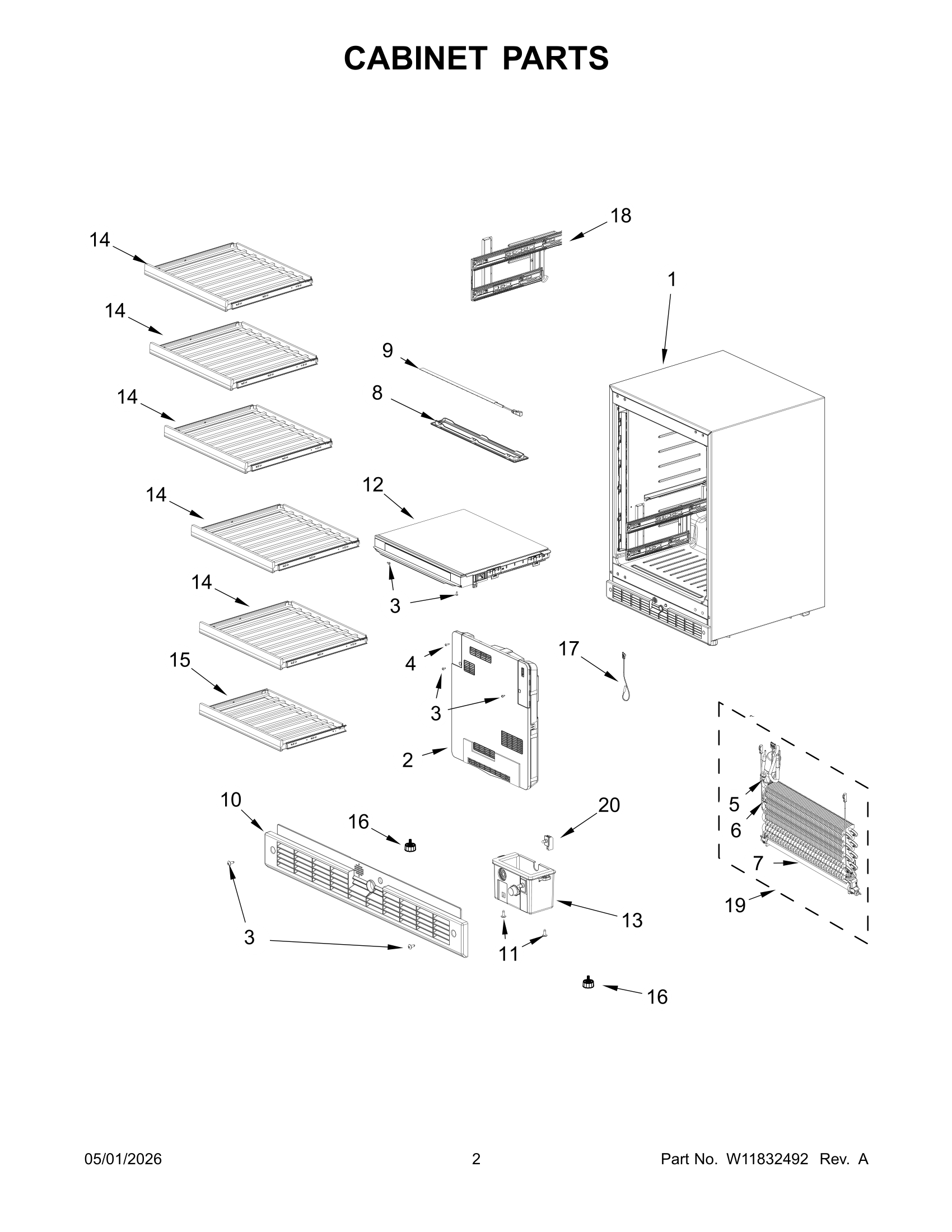 CABINET PARTS