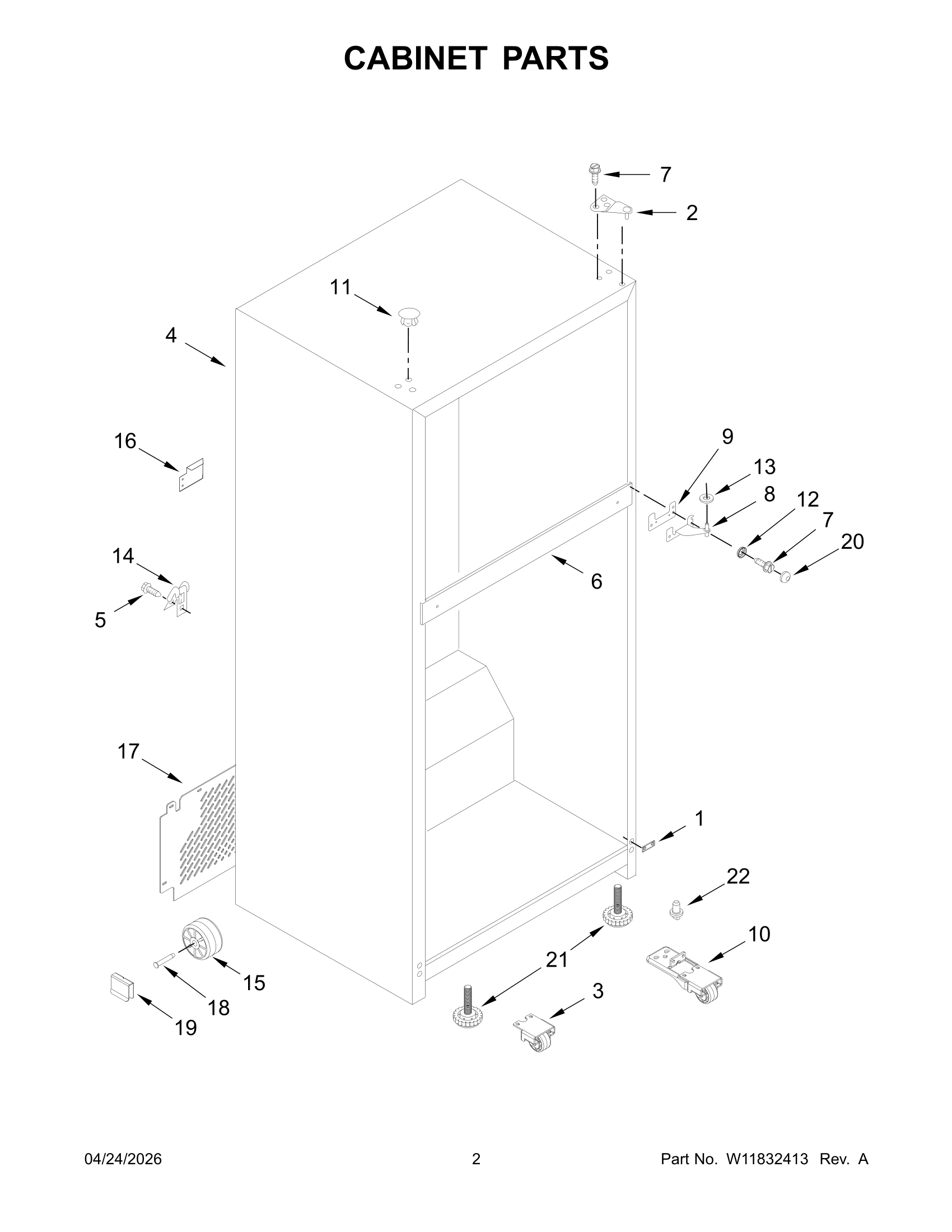 CABINET PARTS