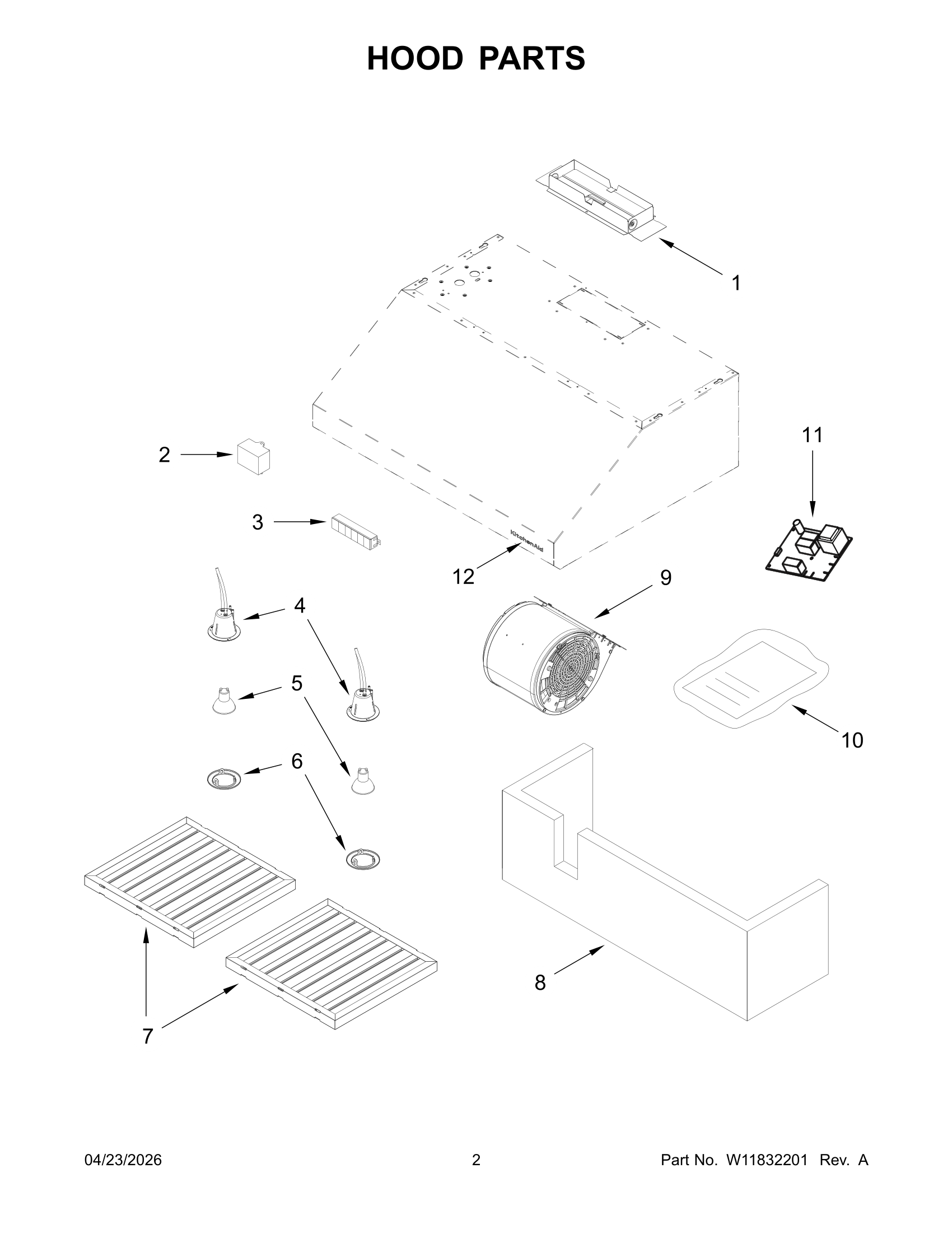 HOOD PARTS
