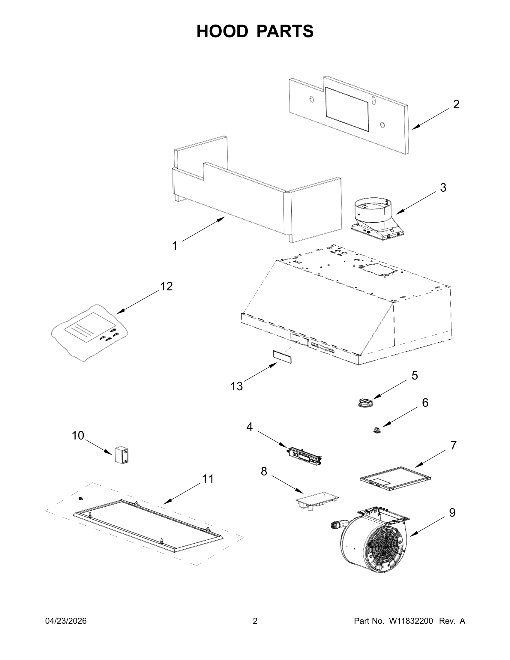 HOOD PARTS