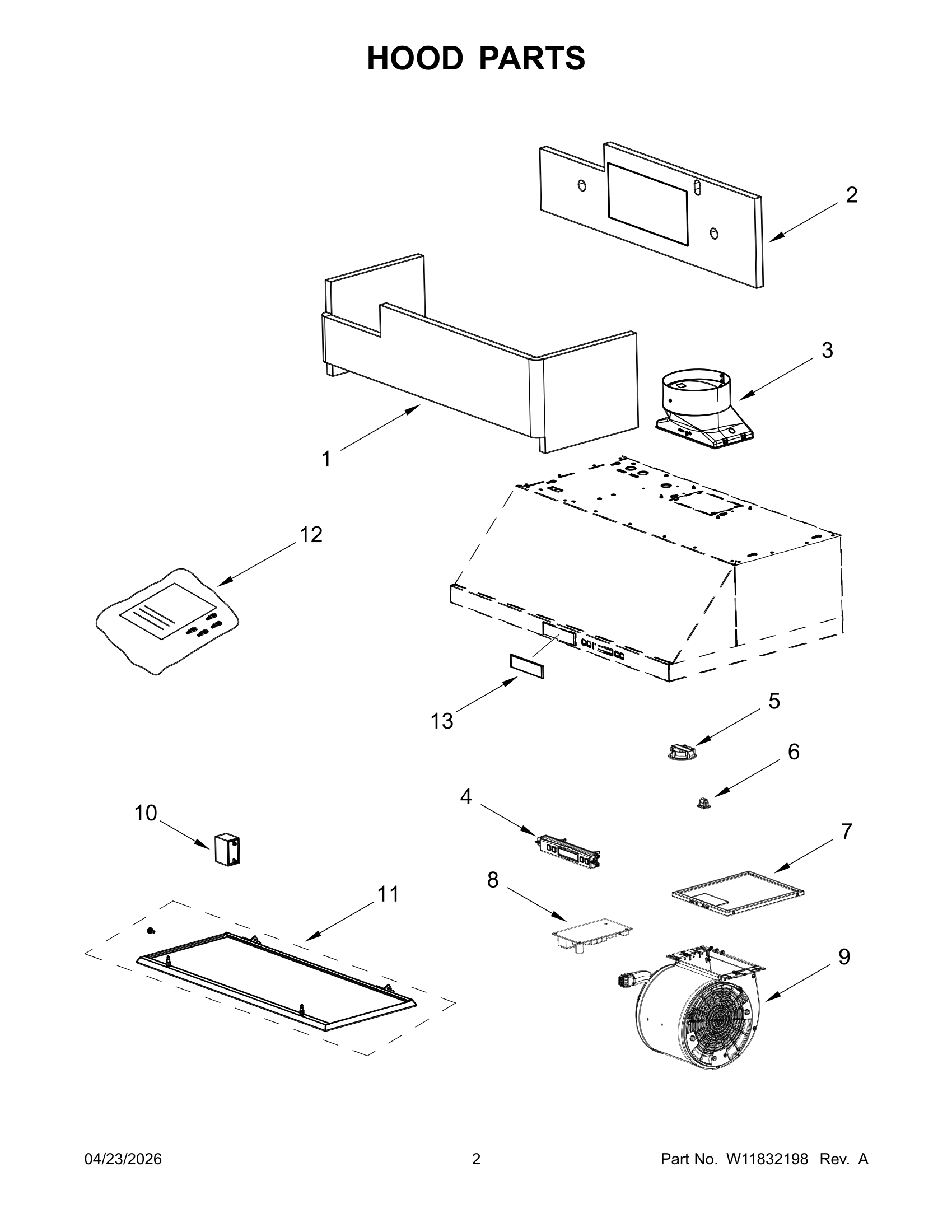 HOOD PARTS