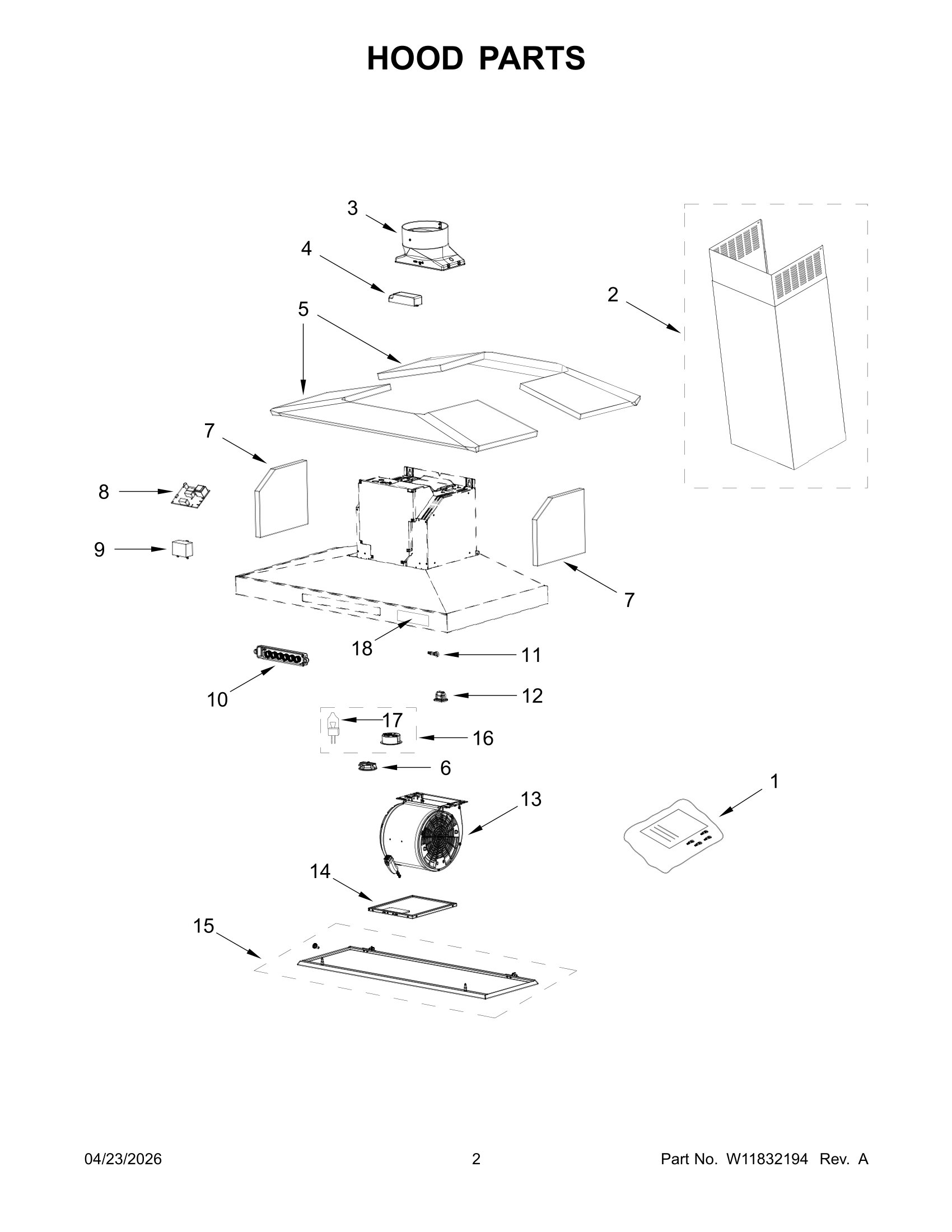 HOOD PARTS