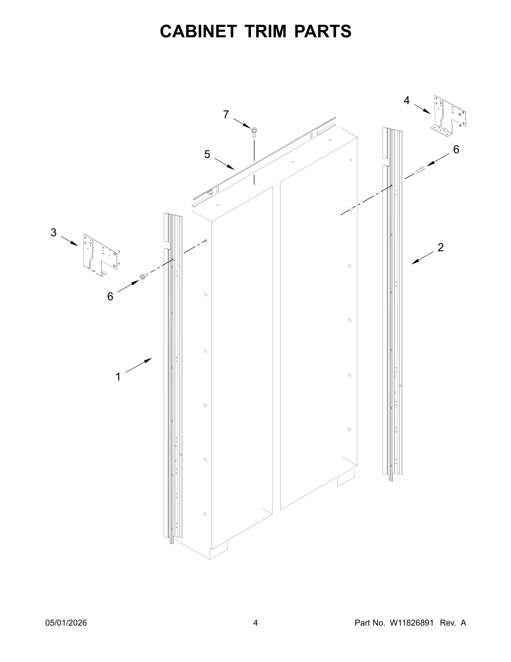 CABINET TRIM PARTS