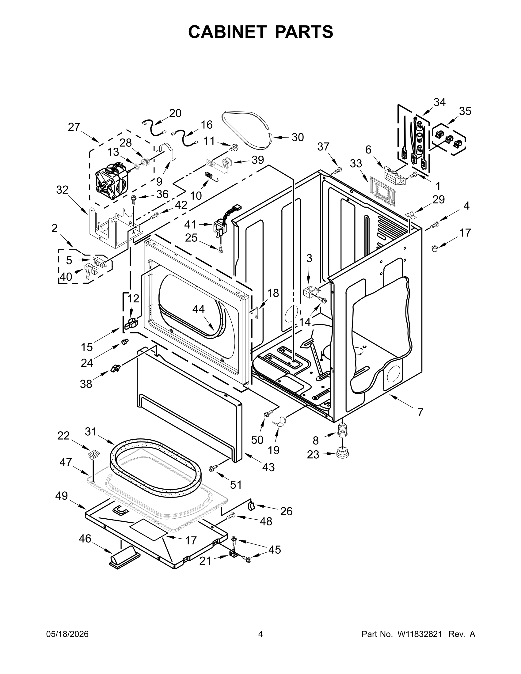 CABINET PARTS