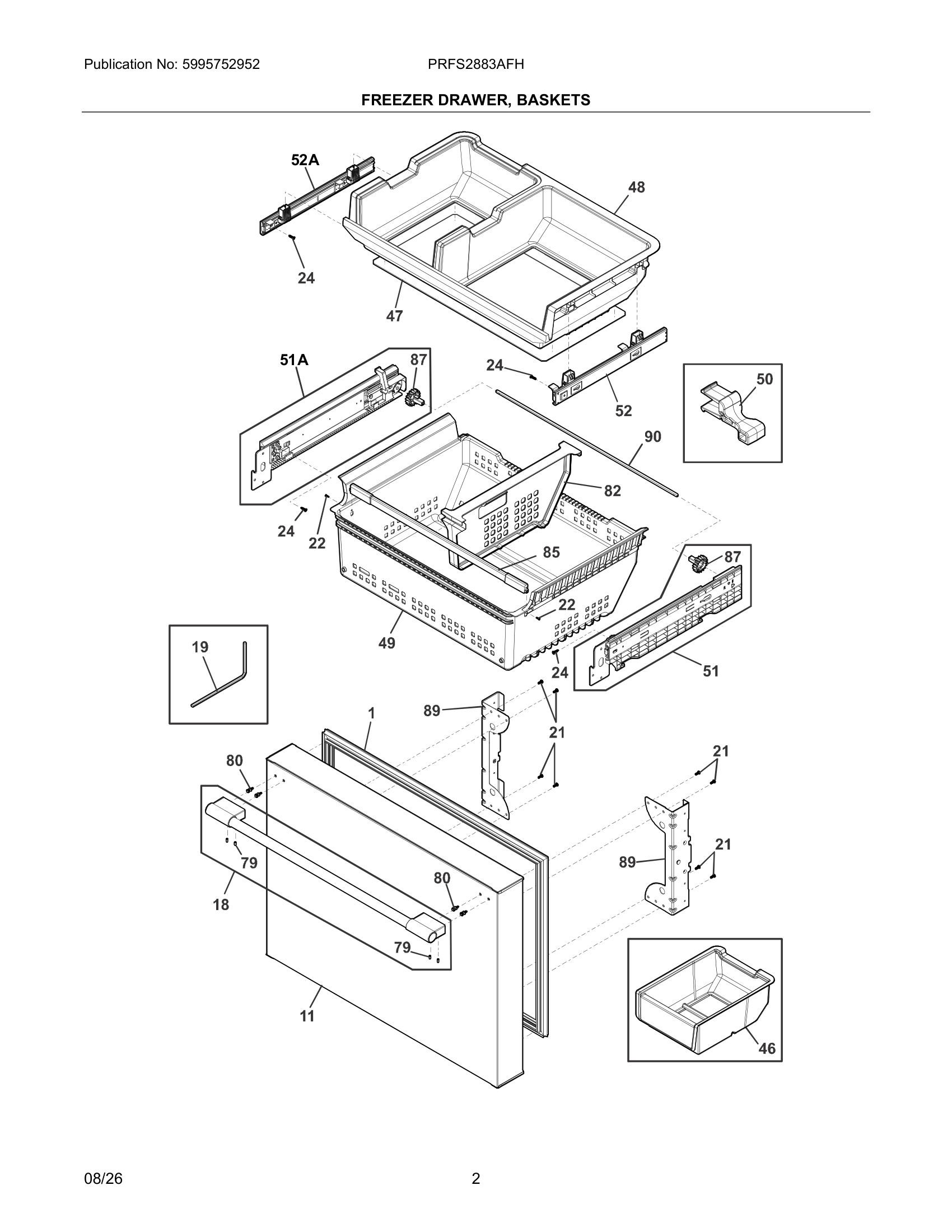 02 - FREEZER DRAWER, BASKETS