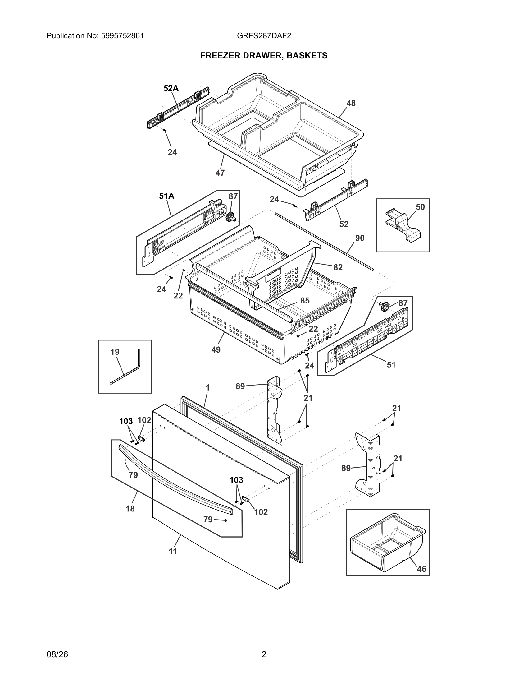 02 - FREEZER DRAWER, BASKETS