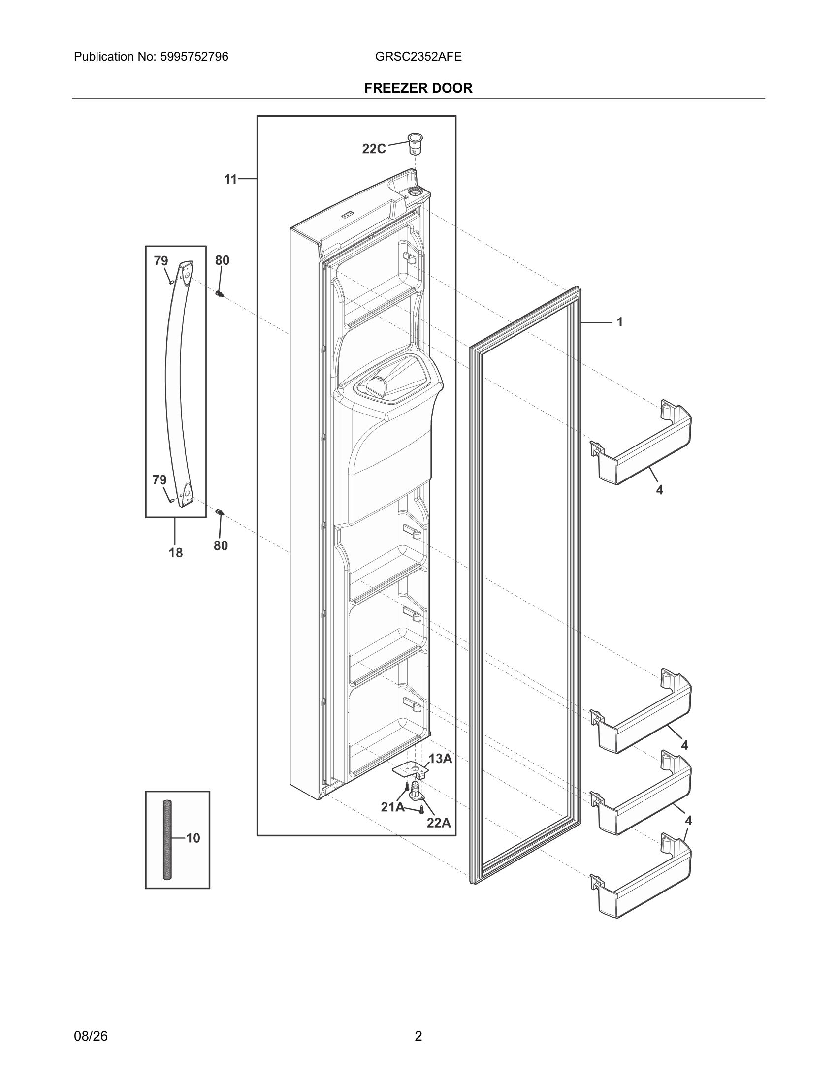 02 - FREEZER DOOR