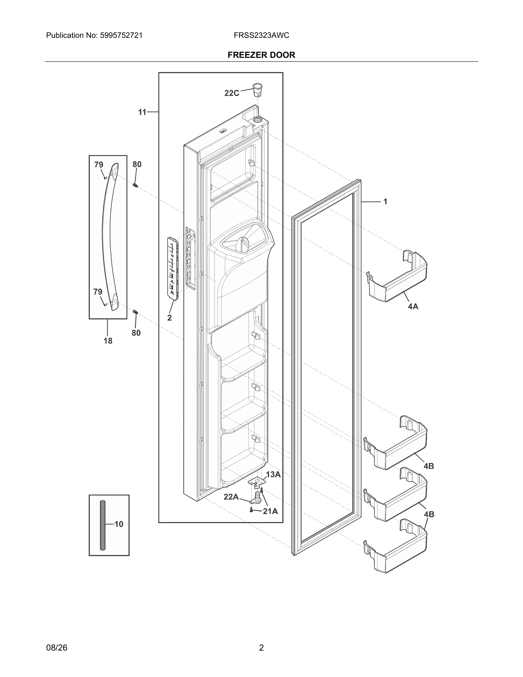 02 - FREEZER DOOR