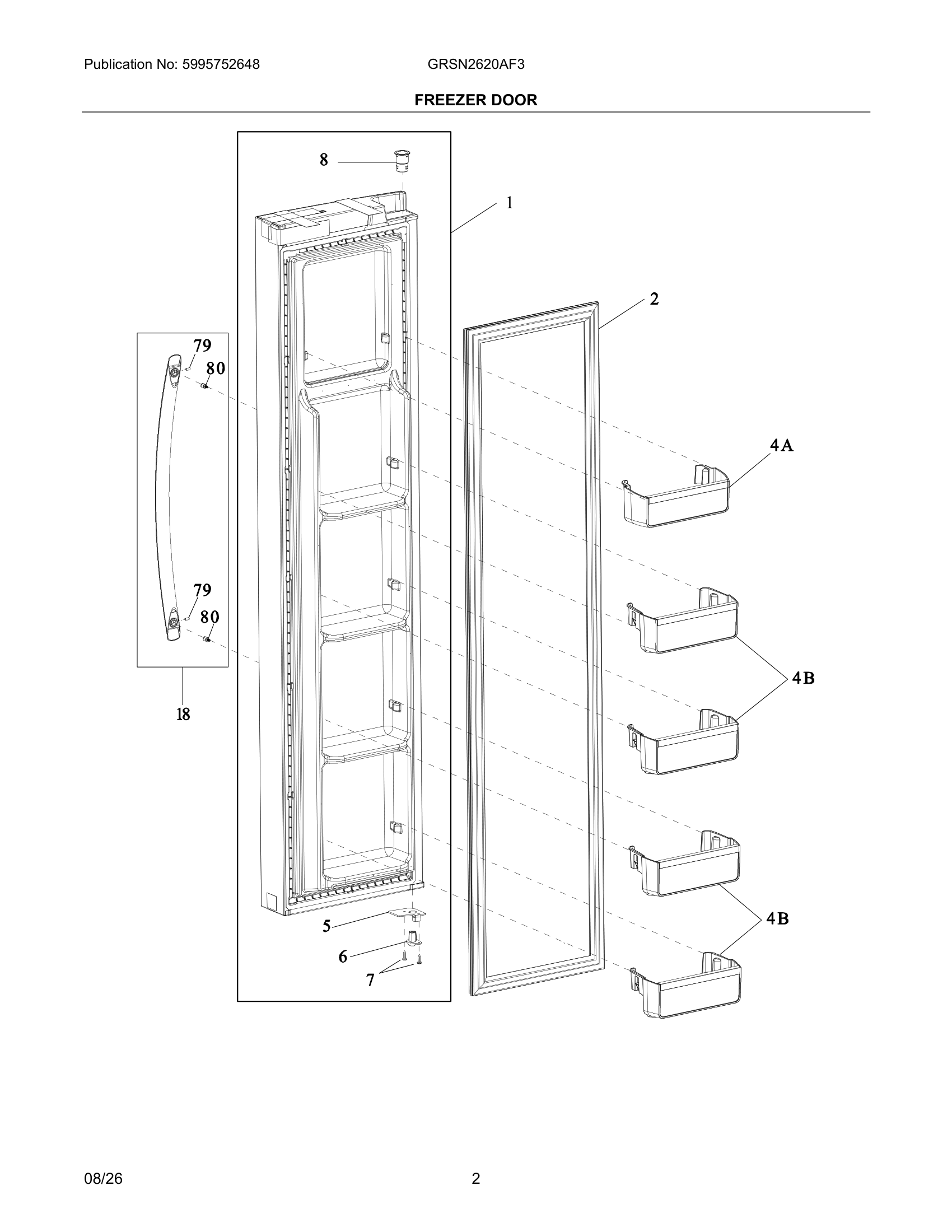 02 - FREEZER DOOR