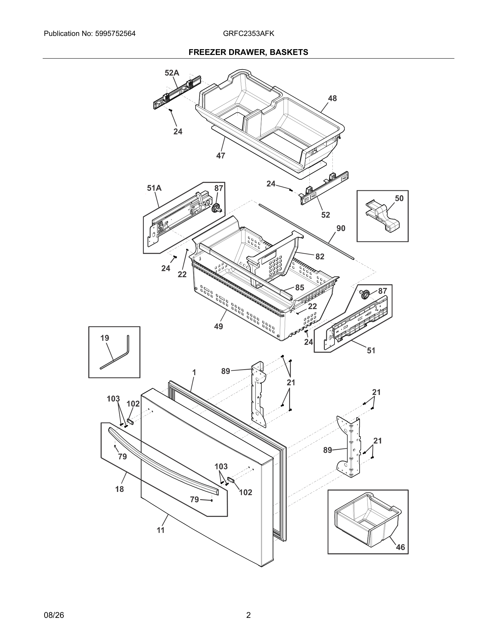02 - FREEZER DRAWER, BASKETS