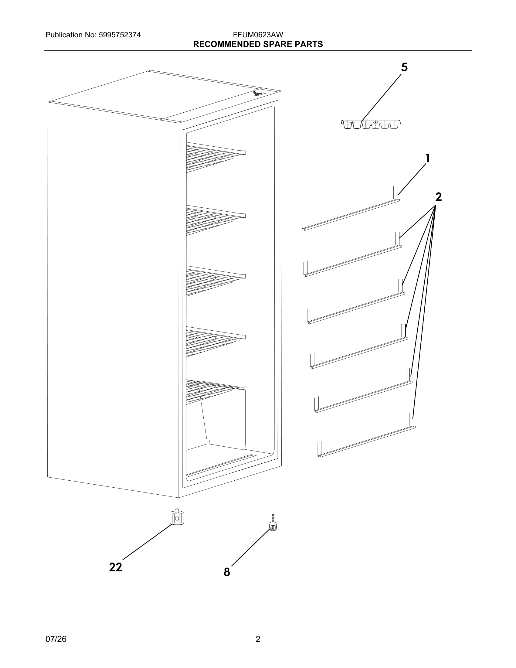 02 - RECOMMENDED SPARE PARTS