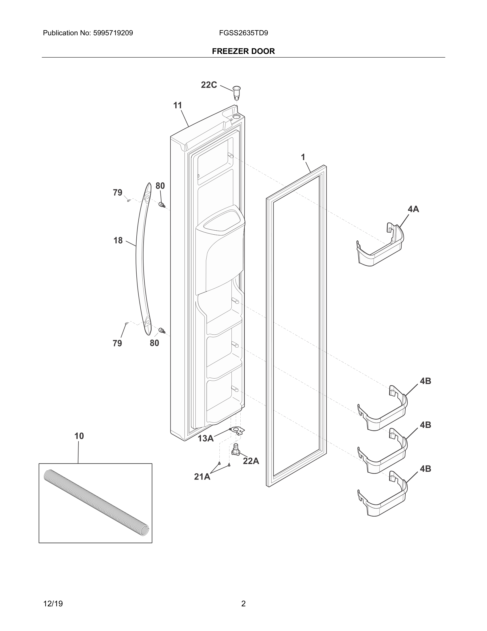 02 - FREEZER DOOR