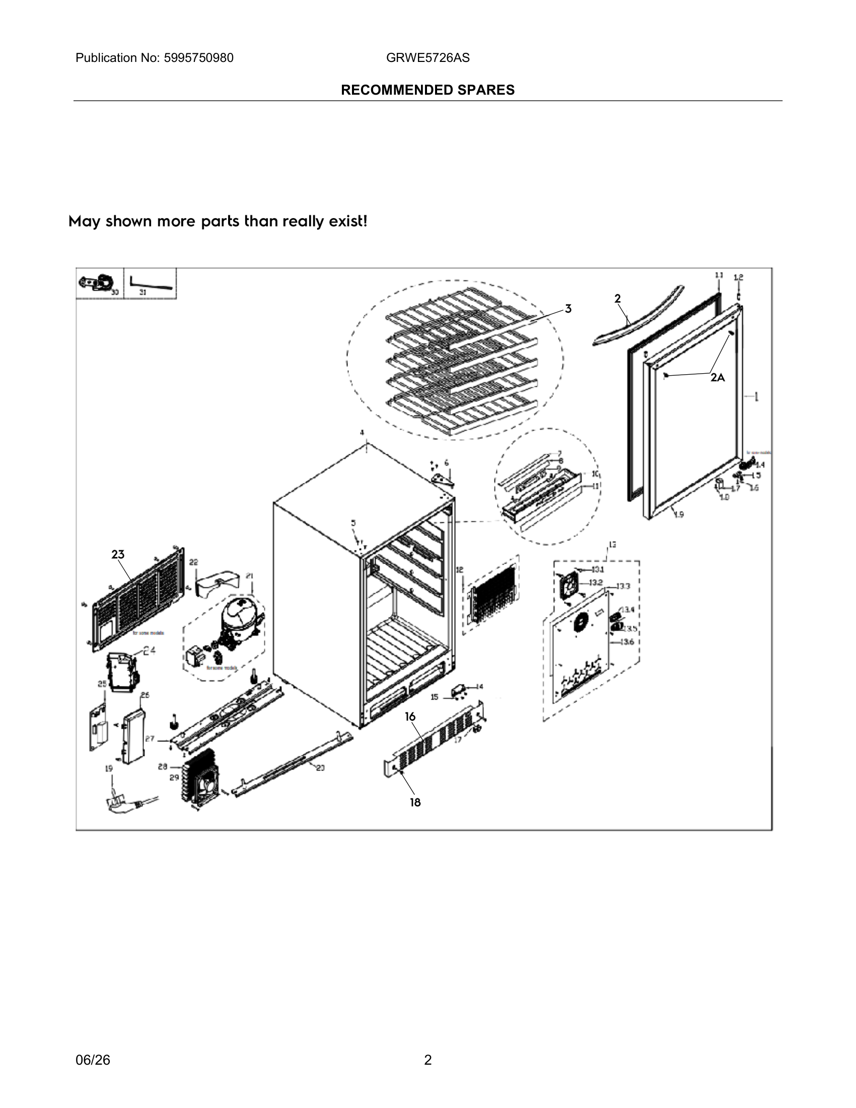 RECOMMENDED SPARES