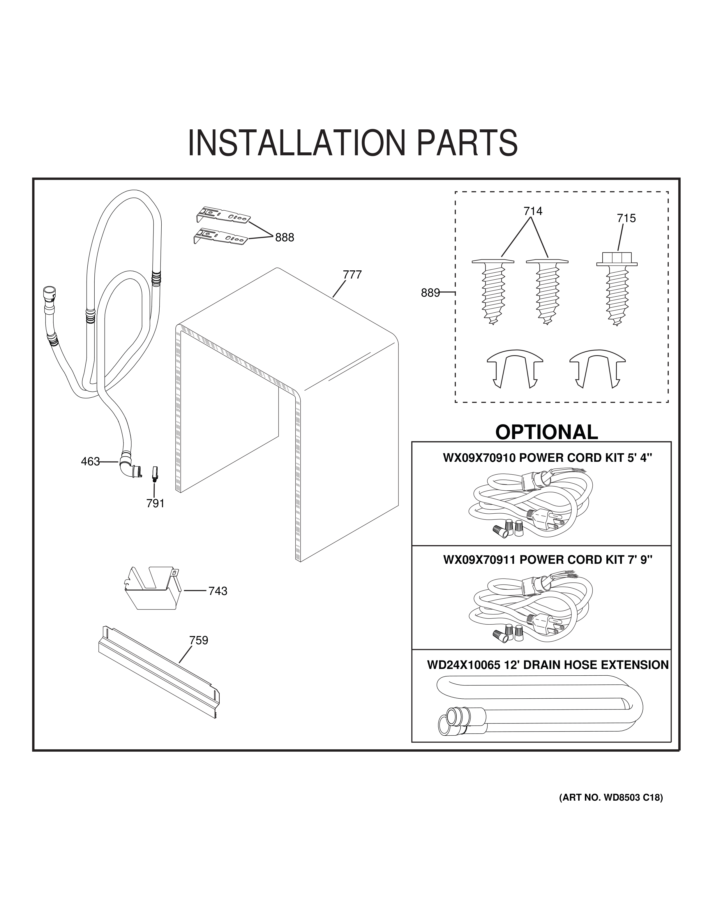 INSTALLATION PARTS