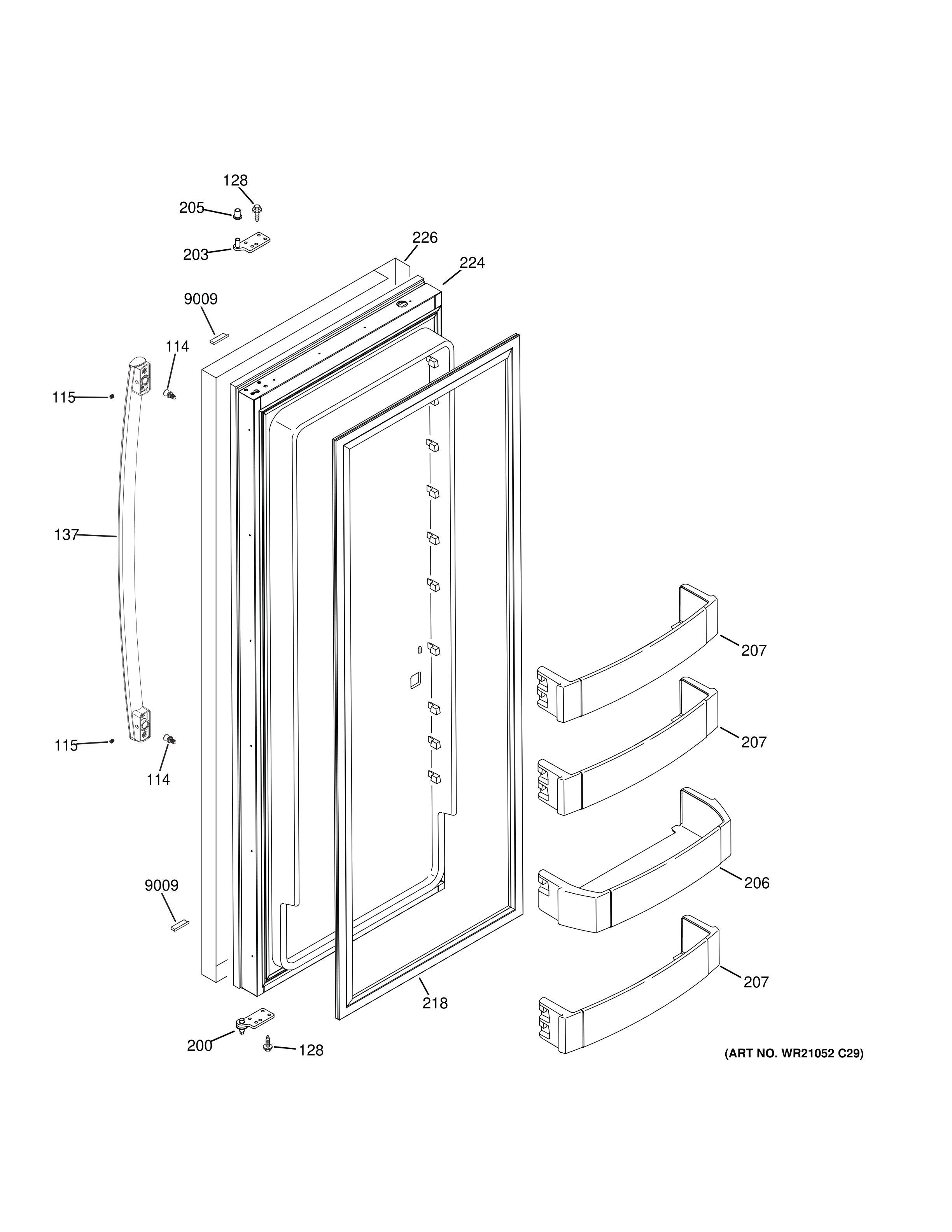 REFRIGERATOR DOOR