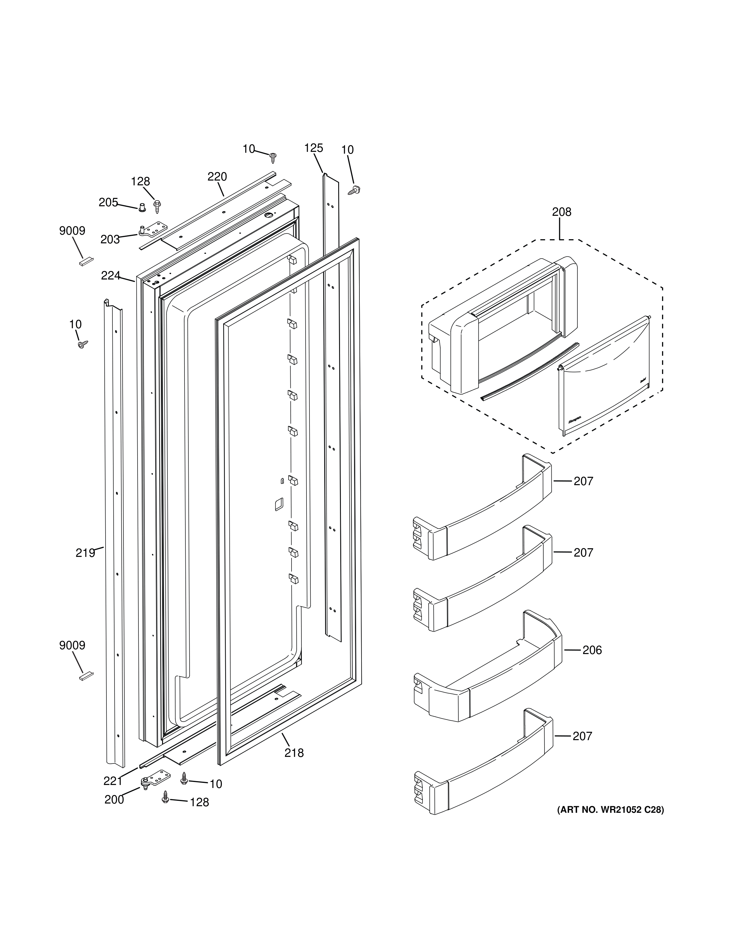 REFRIGERATOR DOOR
