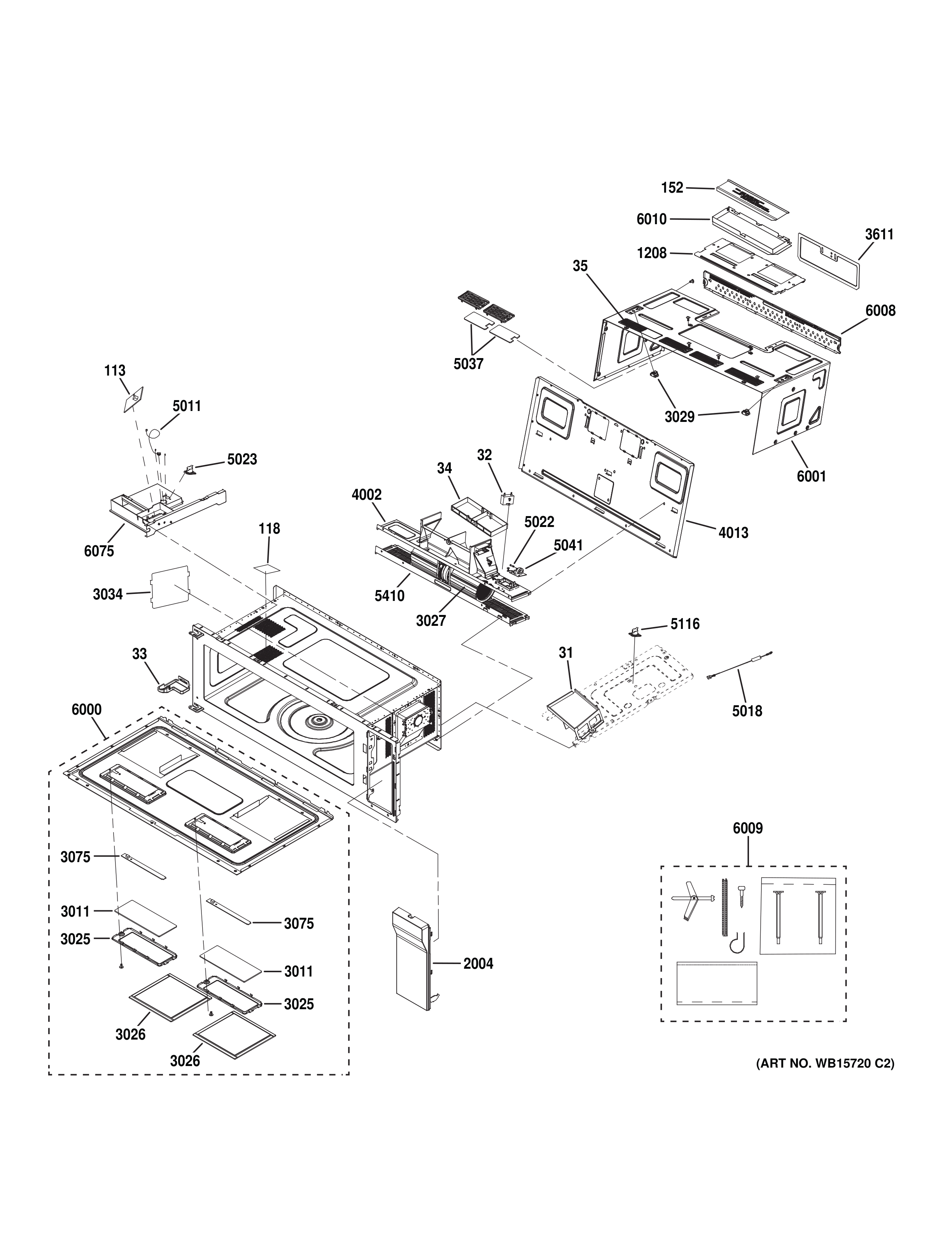 OVEN CAVITY PARTS