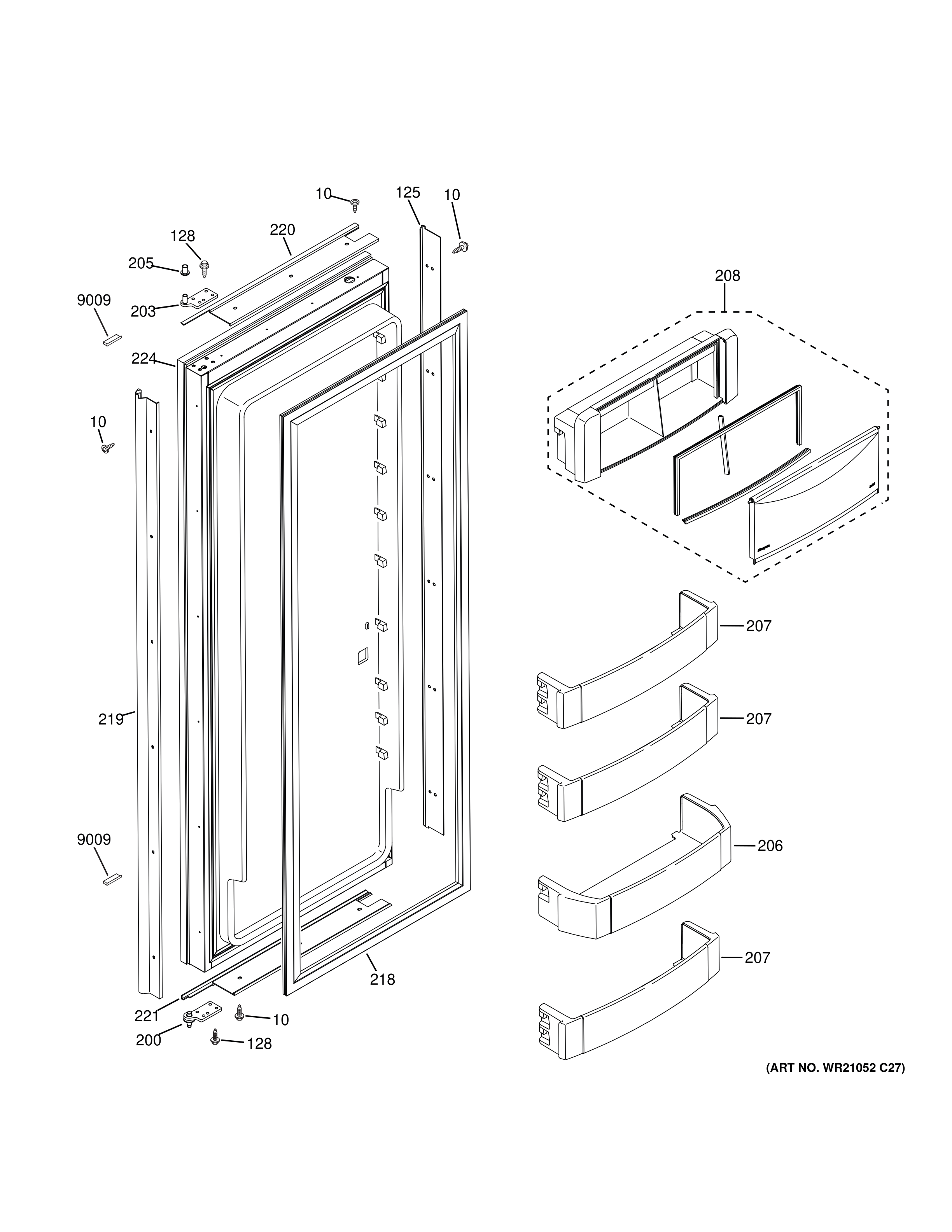 REFRIGERATOR DOOR