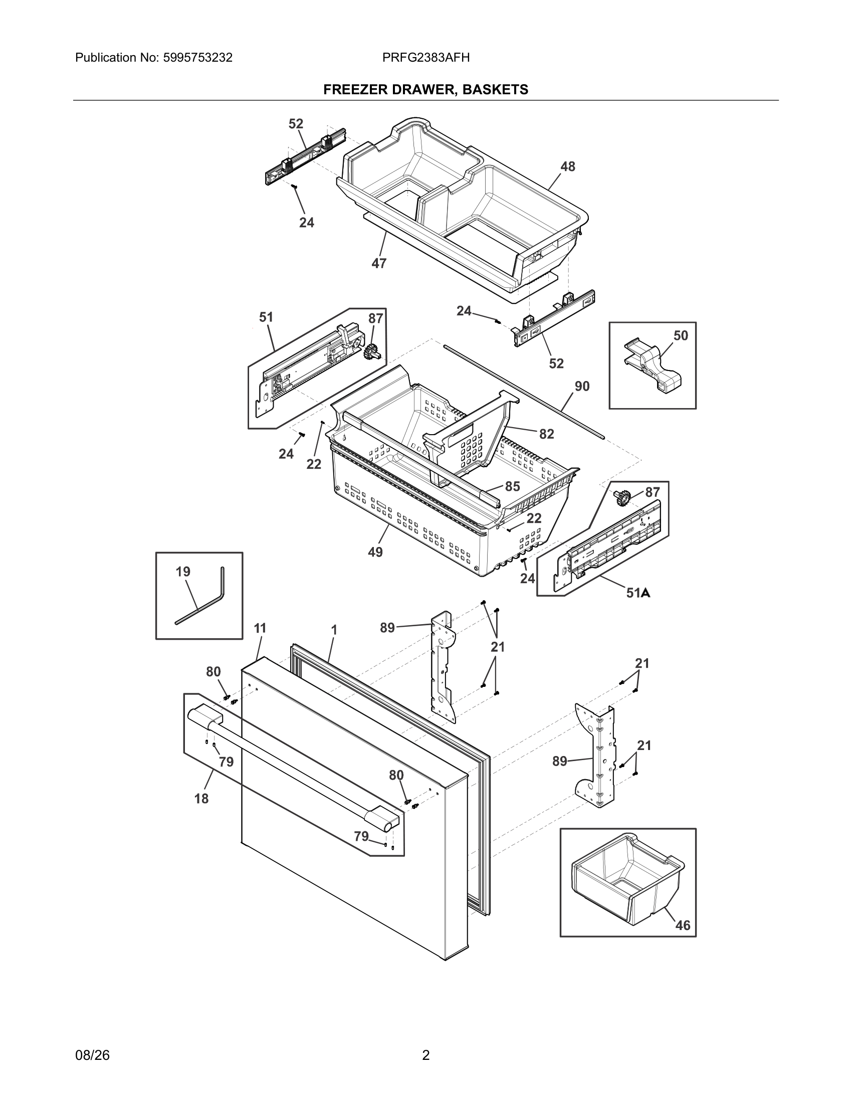 02 - FREEZER DRAWER, BASKETS