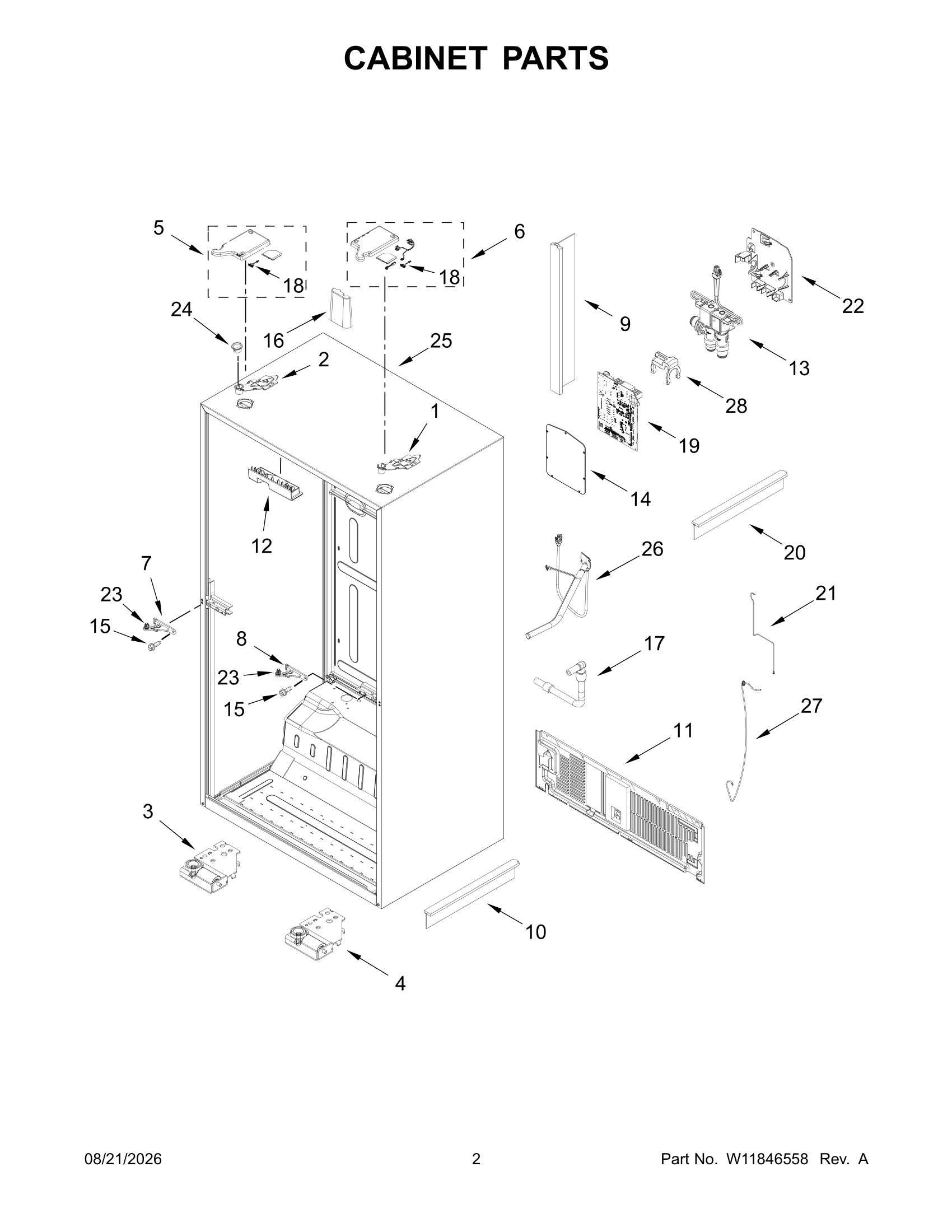 CABINET PARTS