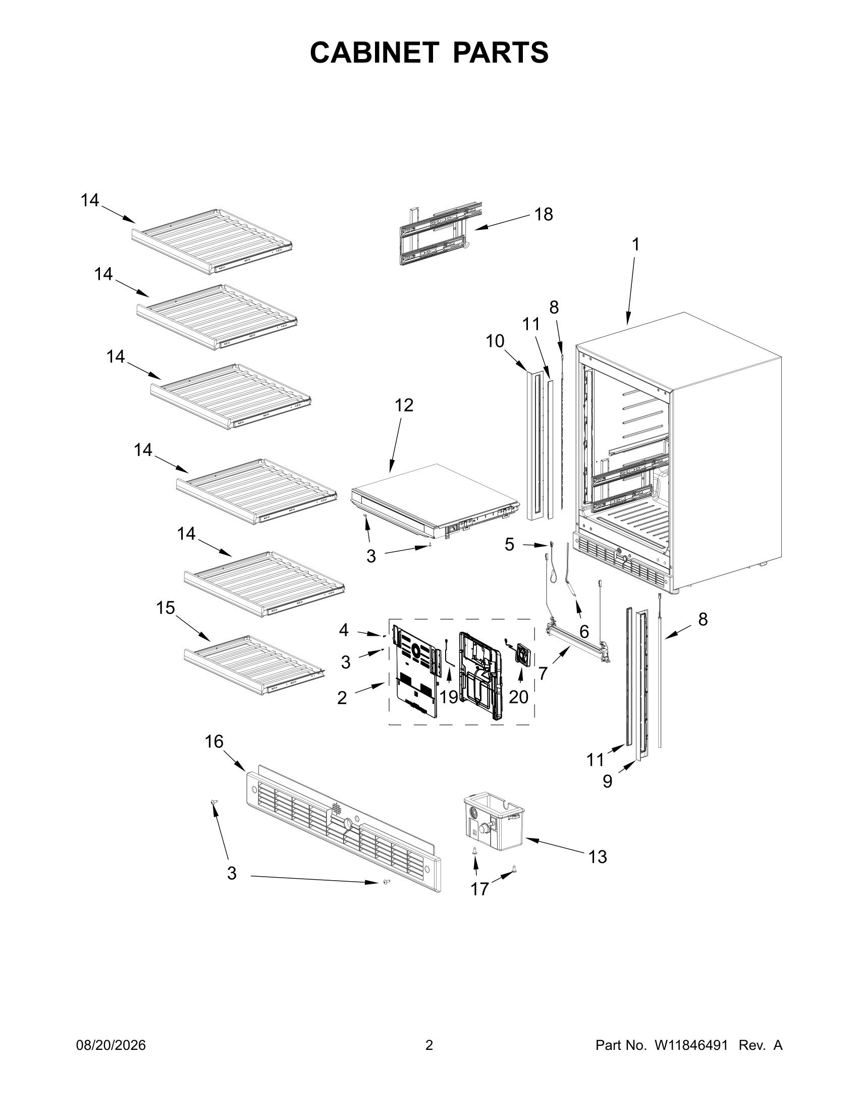 CABINET PARTS