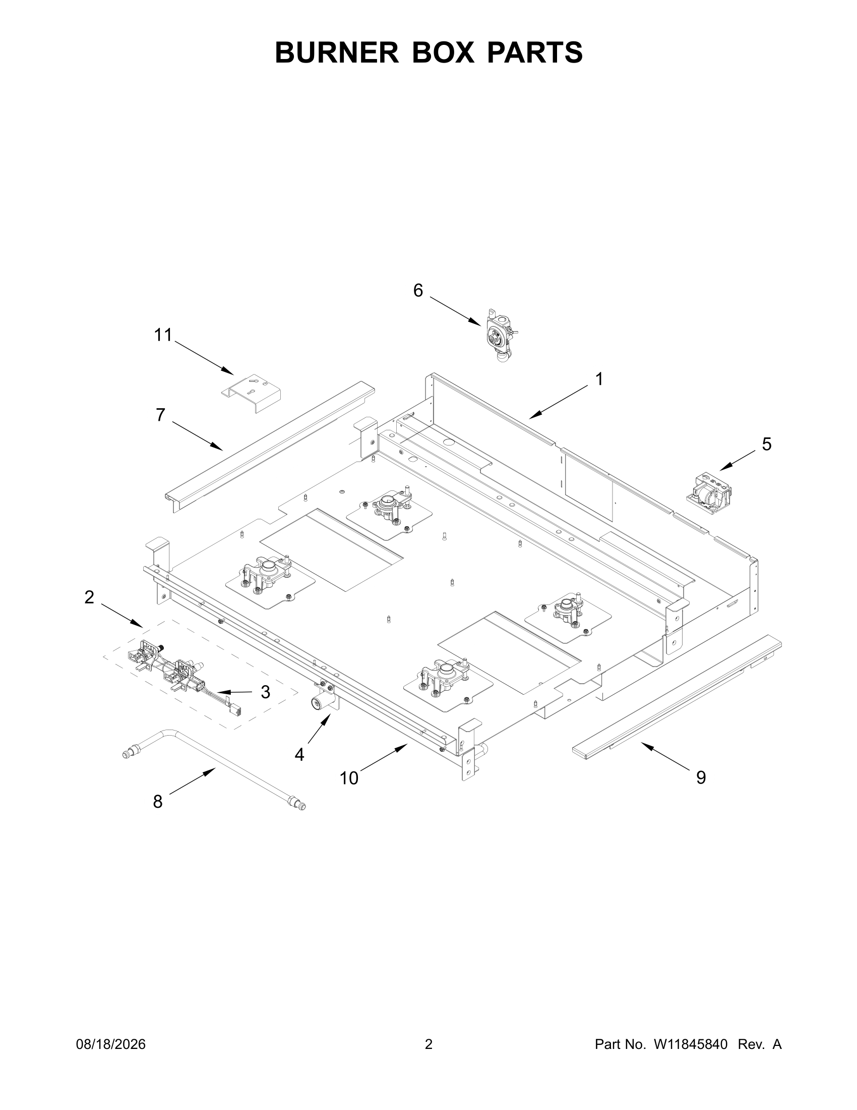 BURNER BOX PARTS