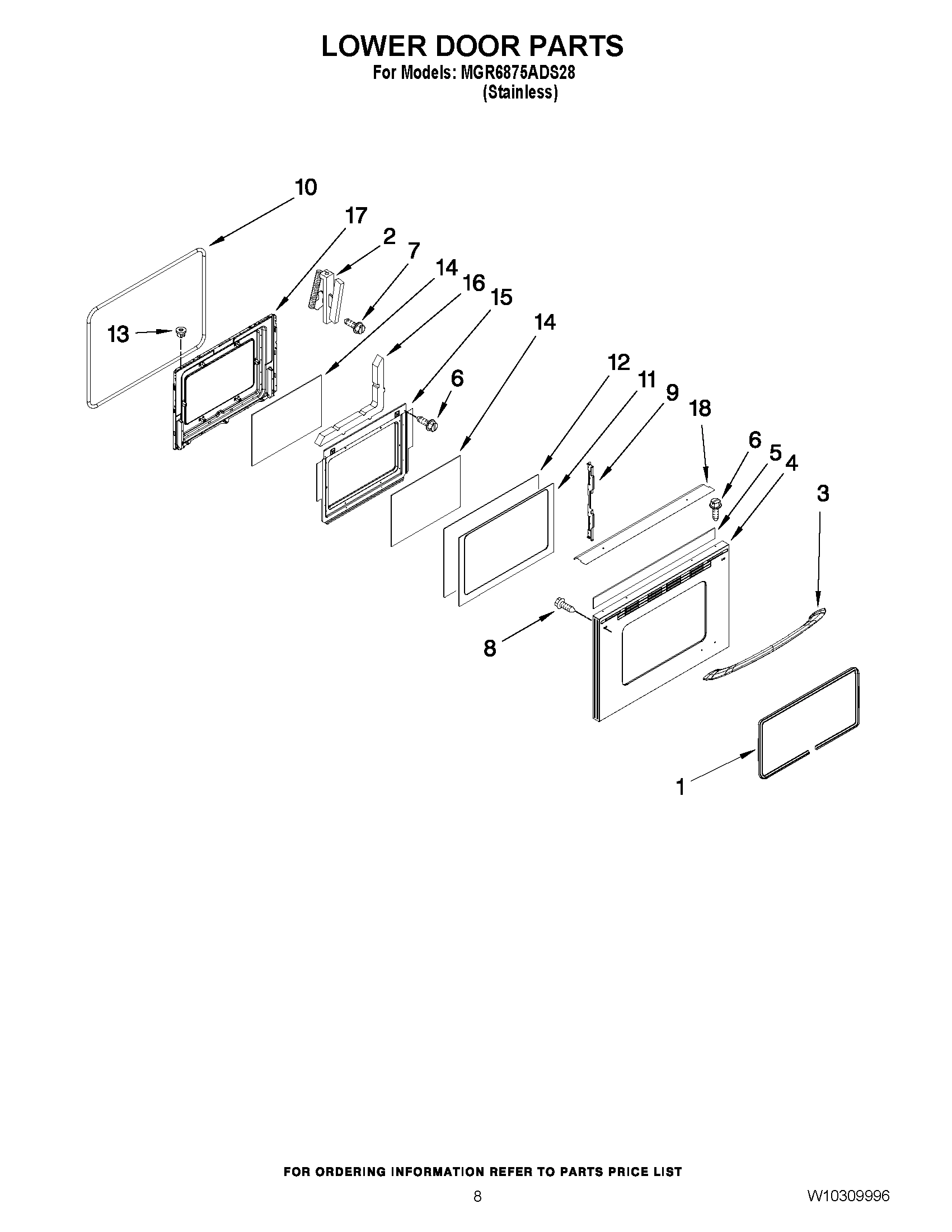 06 - LOWER DOOR PARTS