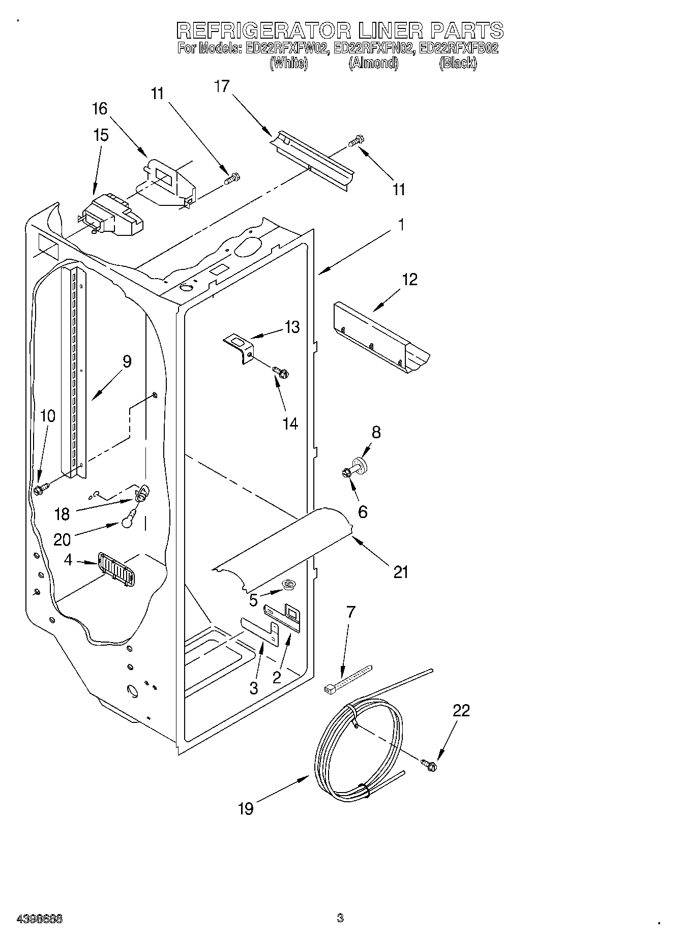 02 - REFRIGERATOR LINER