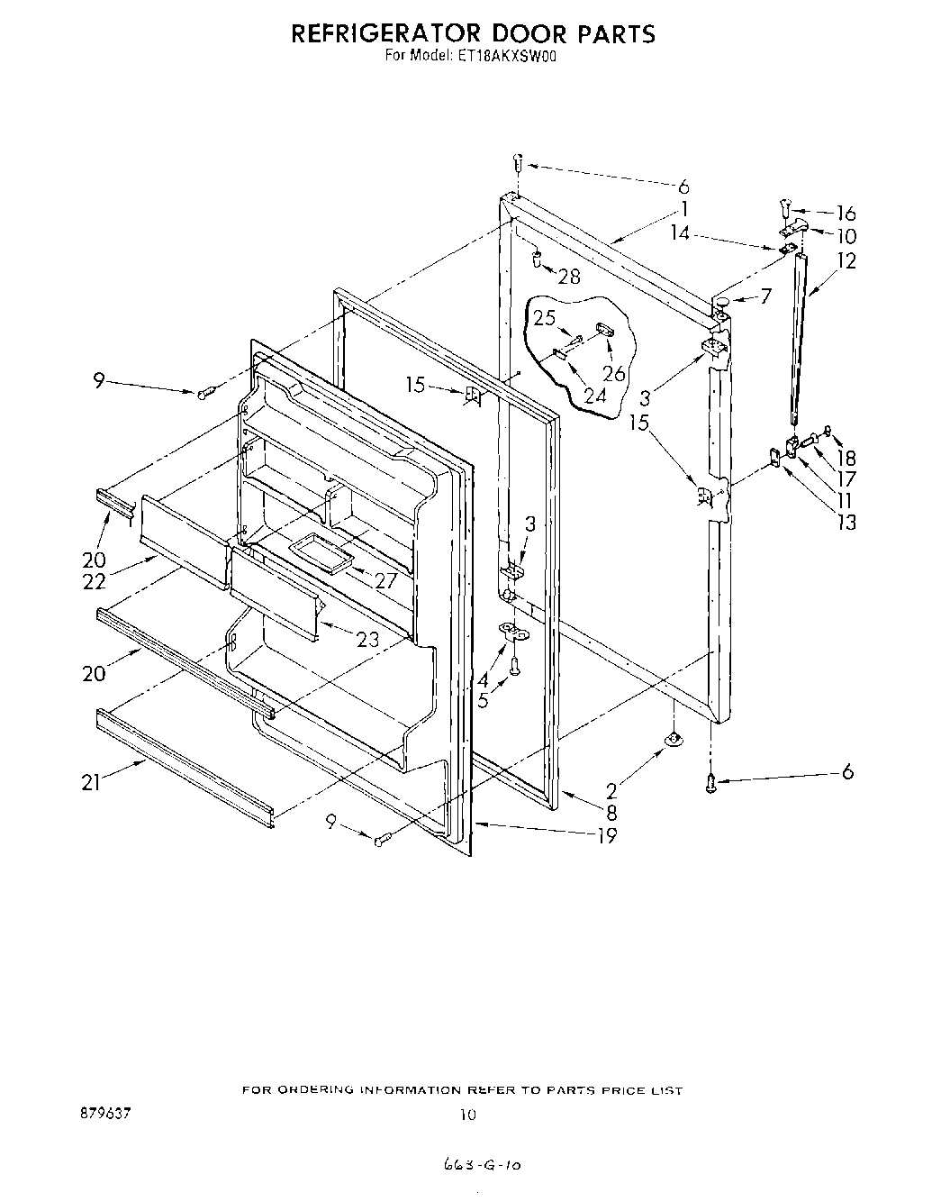 08 - REFRIGERATOR DOOR , NOT ILLUSTRATED