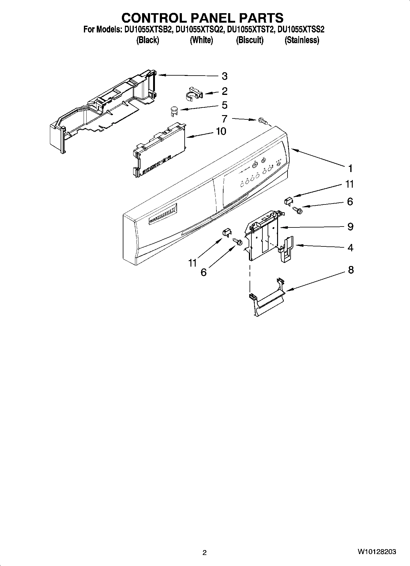 02 - CONTROL PANEL PARTS