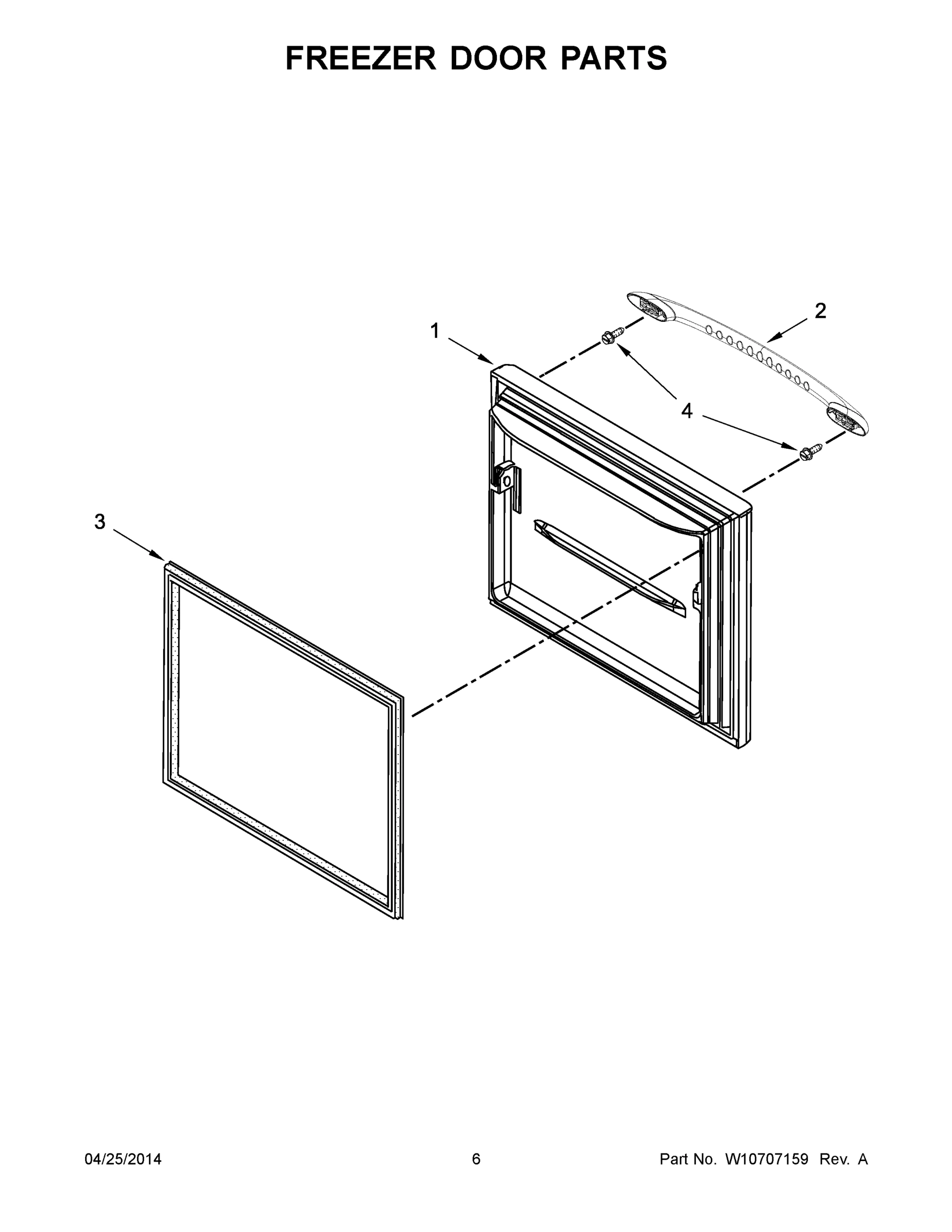 04 - FREEZER DOOR PARTS