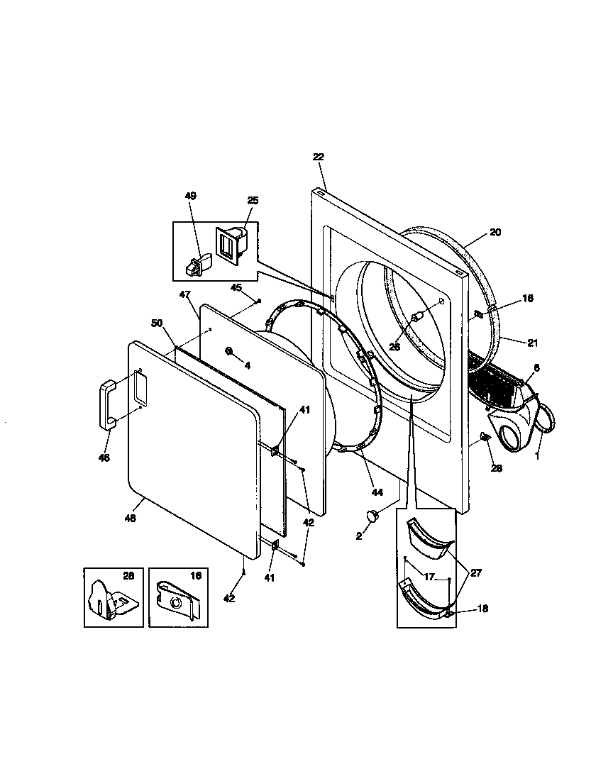 03 - FRONT PANEL, LINT FILTER