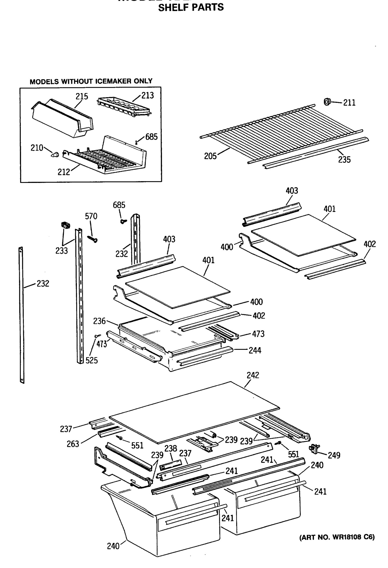 SHELF PARTS