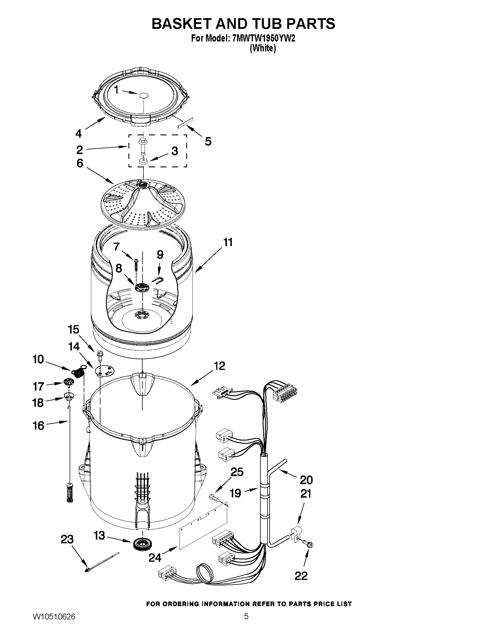 03 - BASKET AND TUB PARTS