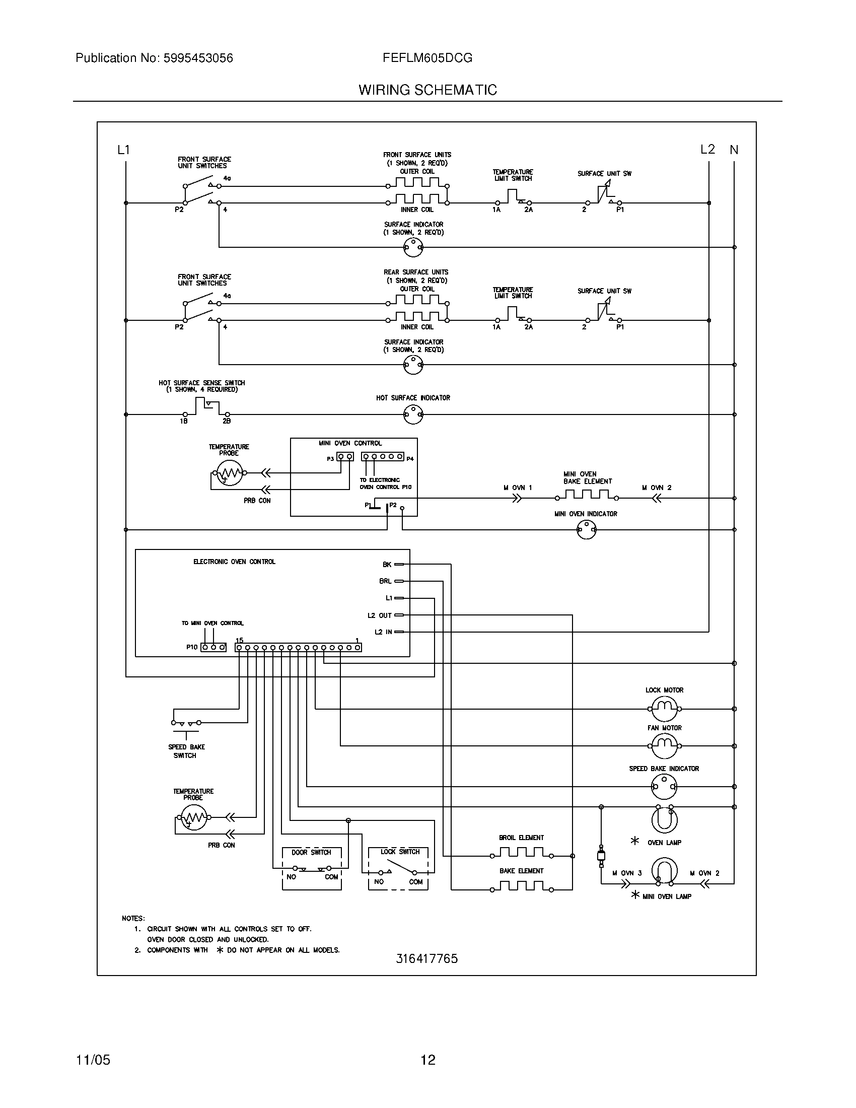12 - WIRING SCHEMATIC