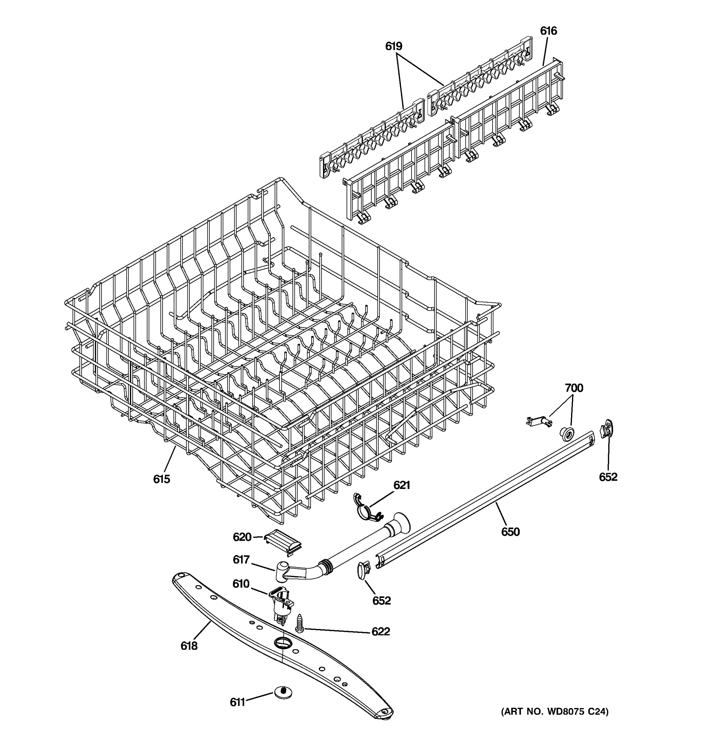 UPPER RACK ASSEMBLY