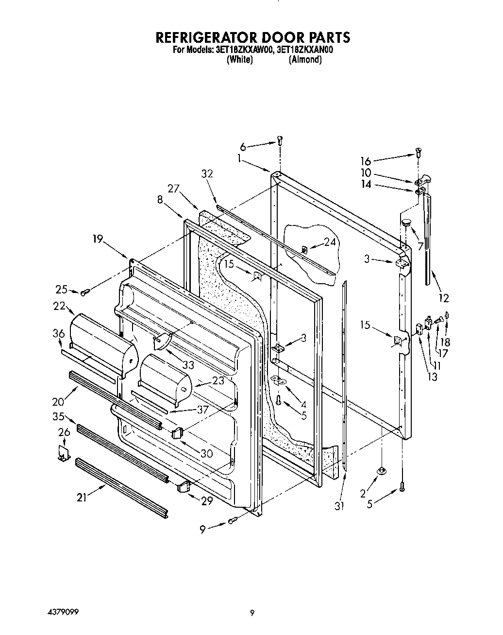 07 - REFRIGERATOR DOOR, LIT/OPTIONAL