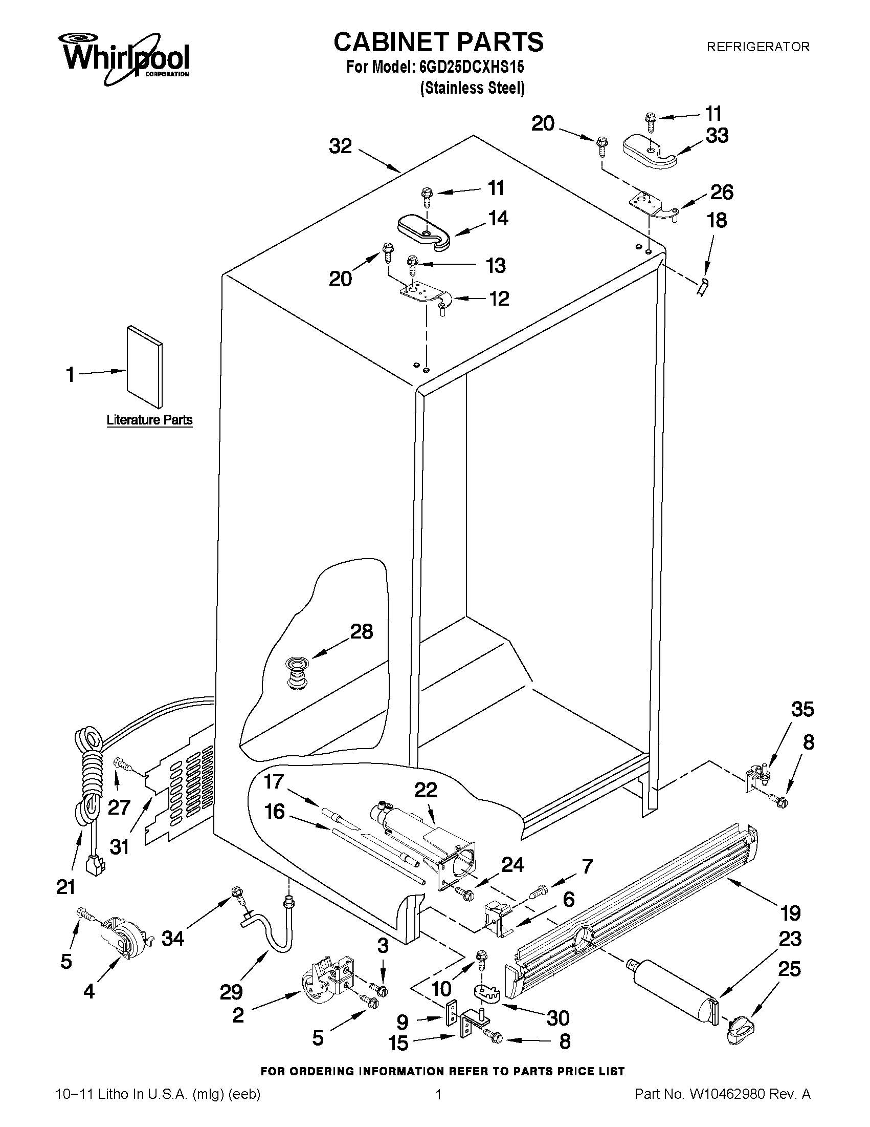 01 - CABINET PARTS