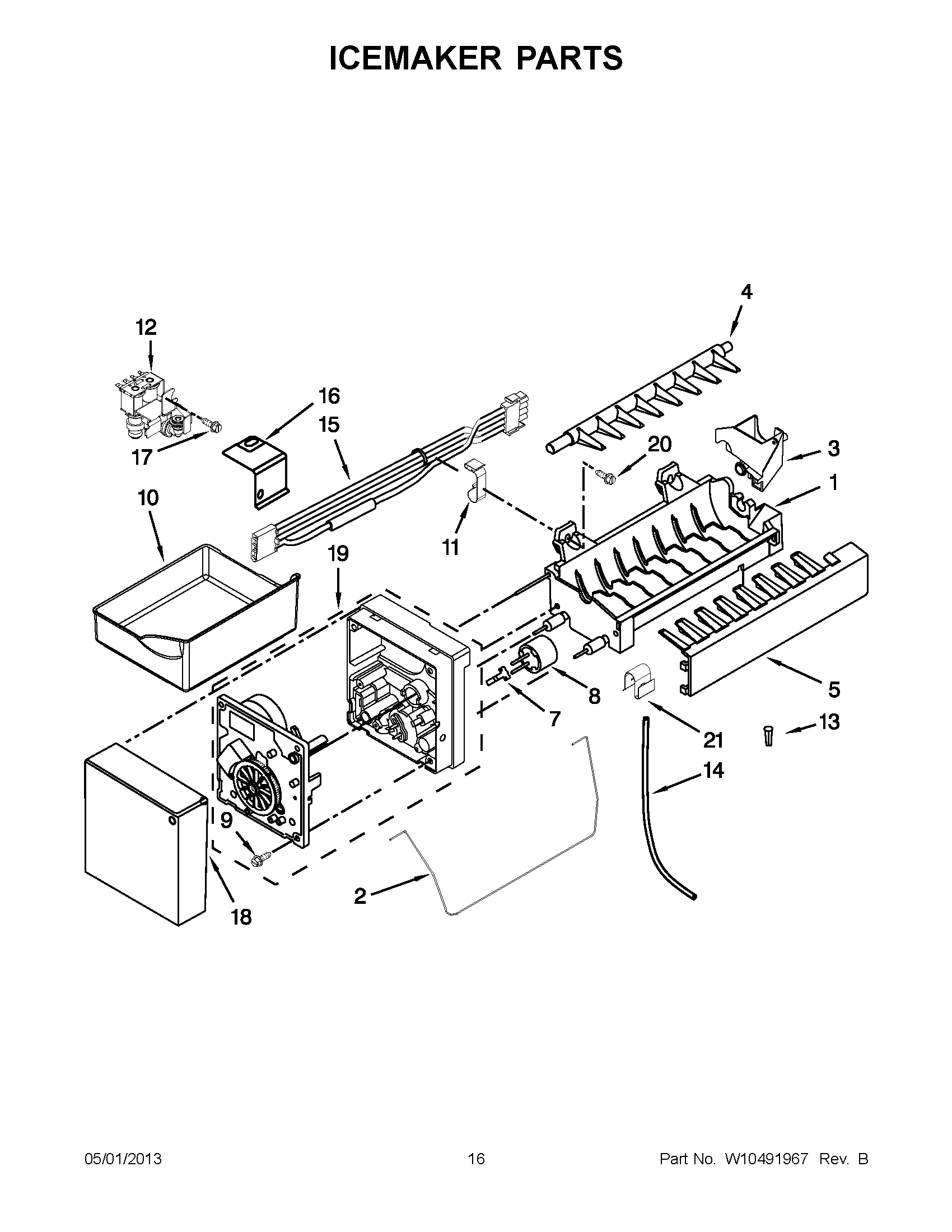 08 - ICEMAKER PARTS