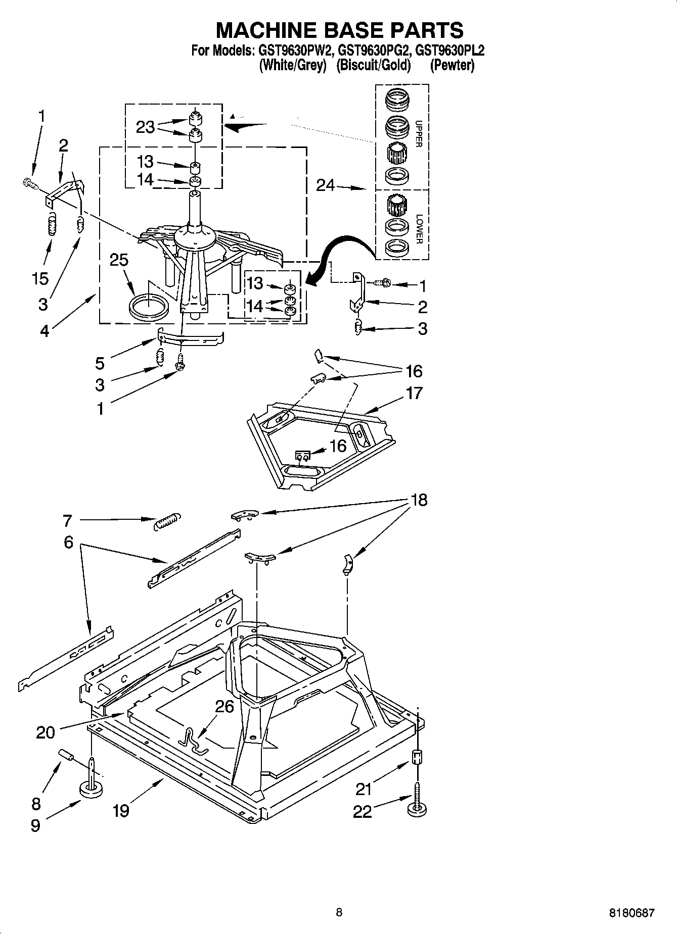 05 - MACHINE BASE PARTS
