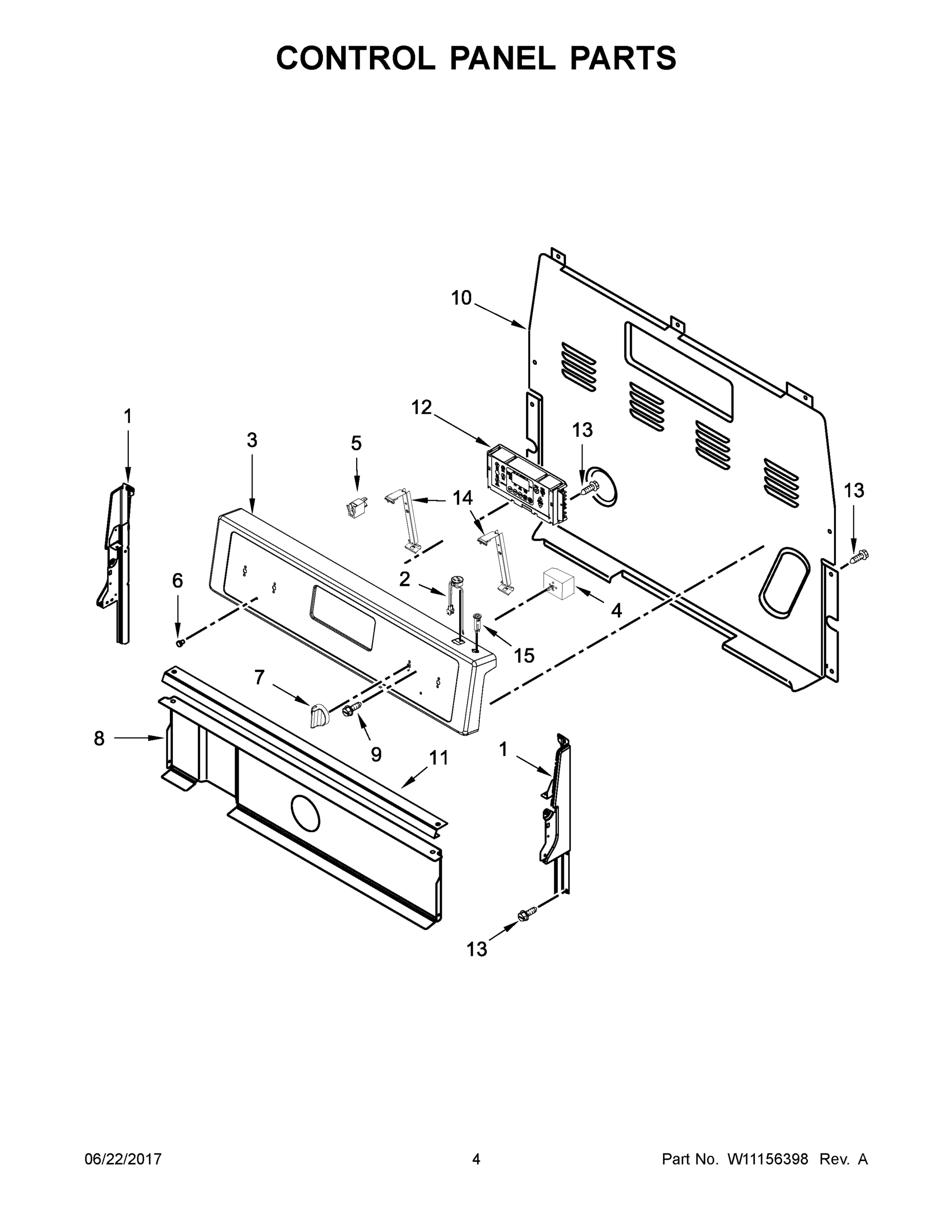 03 - CONTROL PANEL PARTS