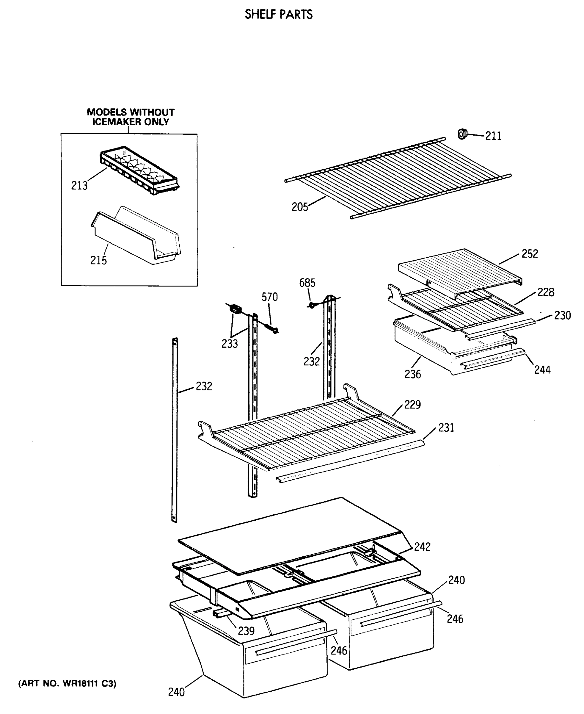 SHELF PARTS