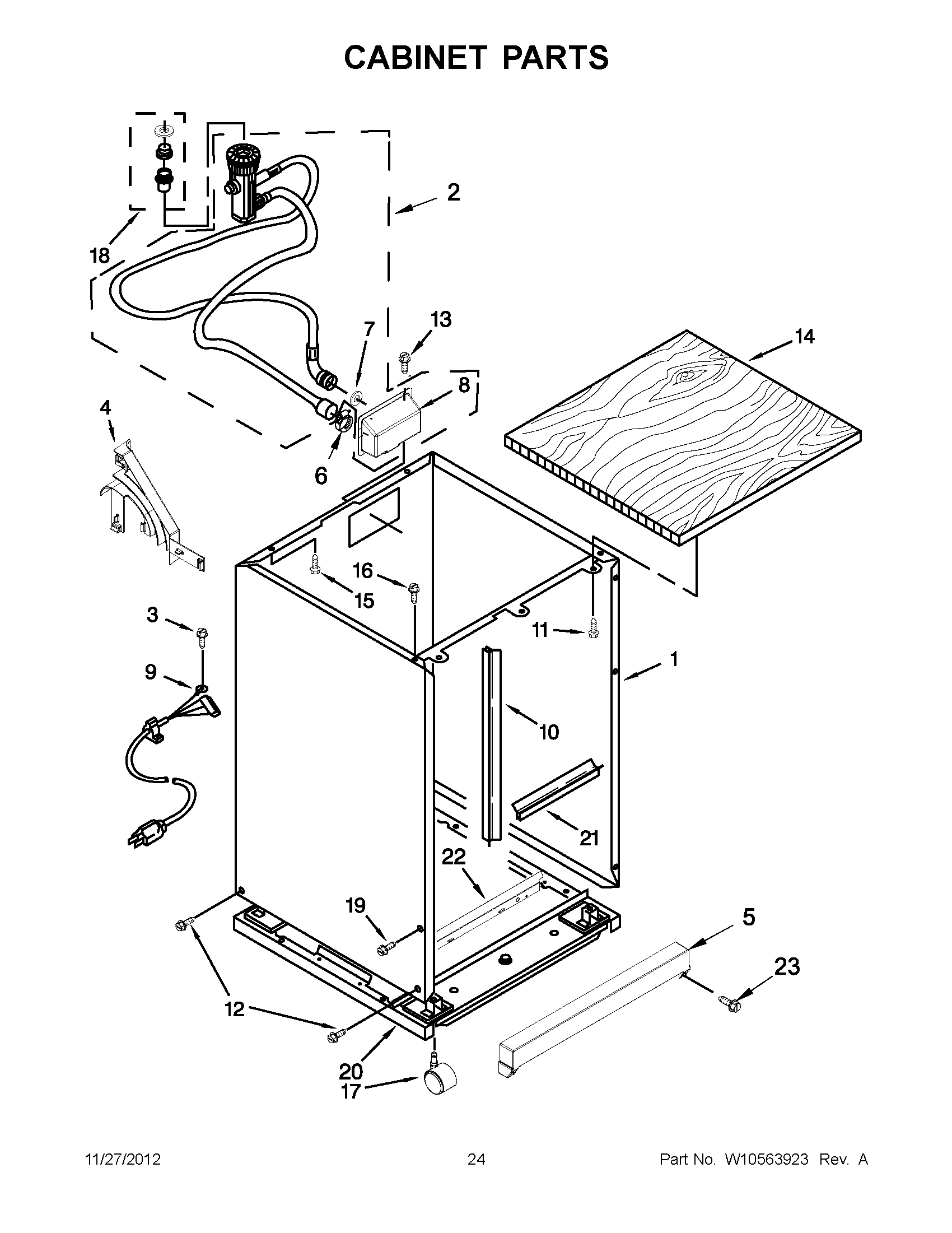 12 - CABINET PARTS