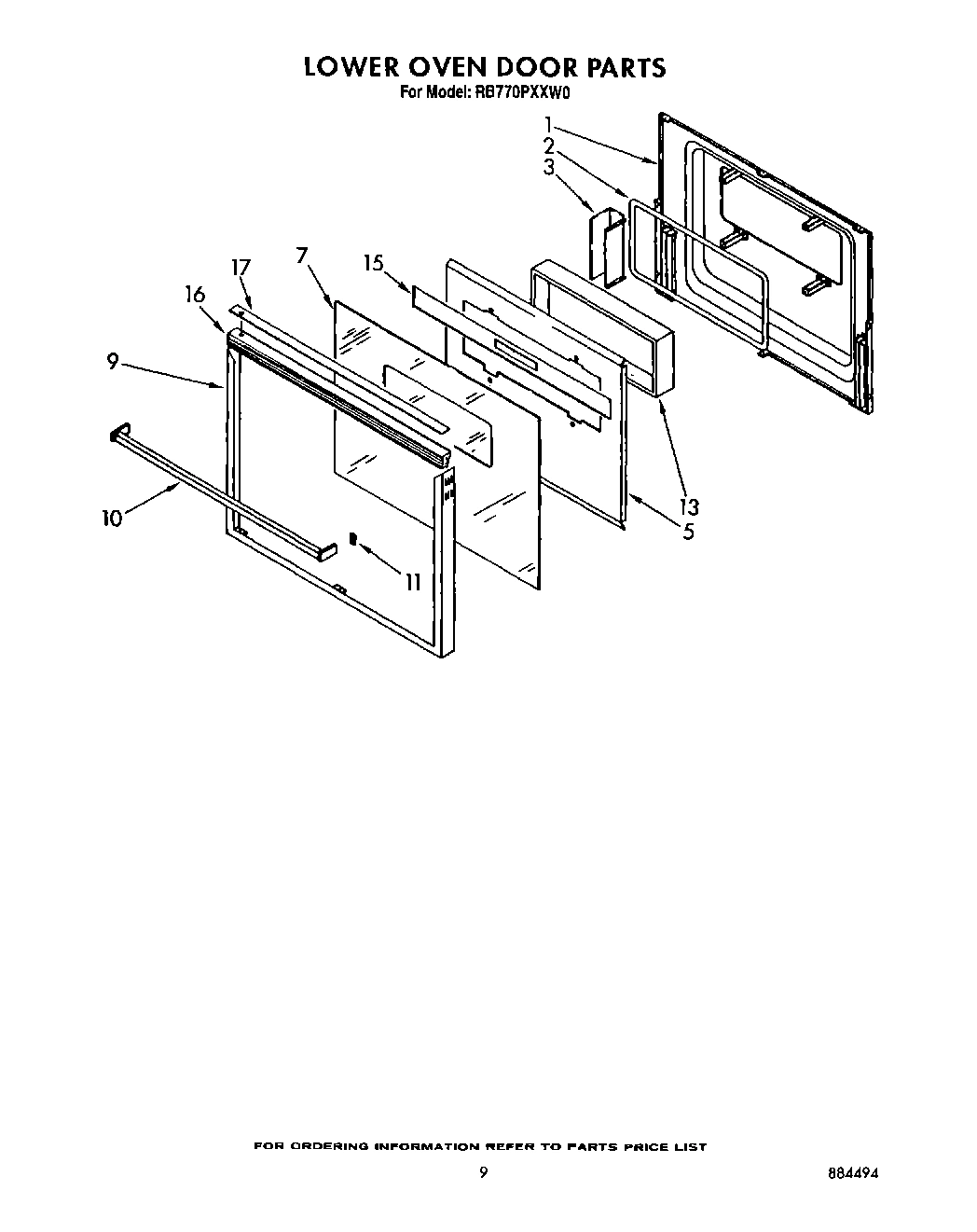 06 - LOWER OVEN DOOR