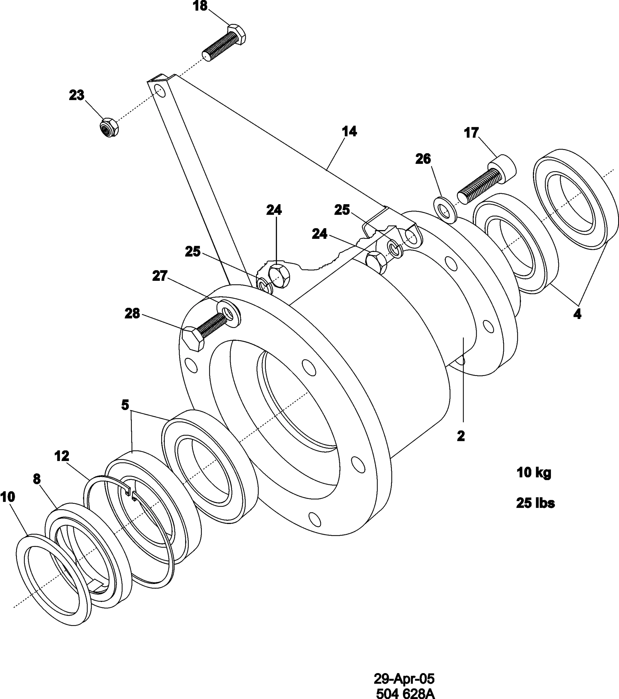11 - TRUNNION AND BEARINGS