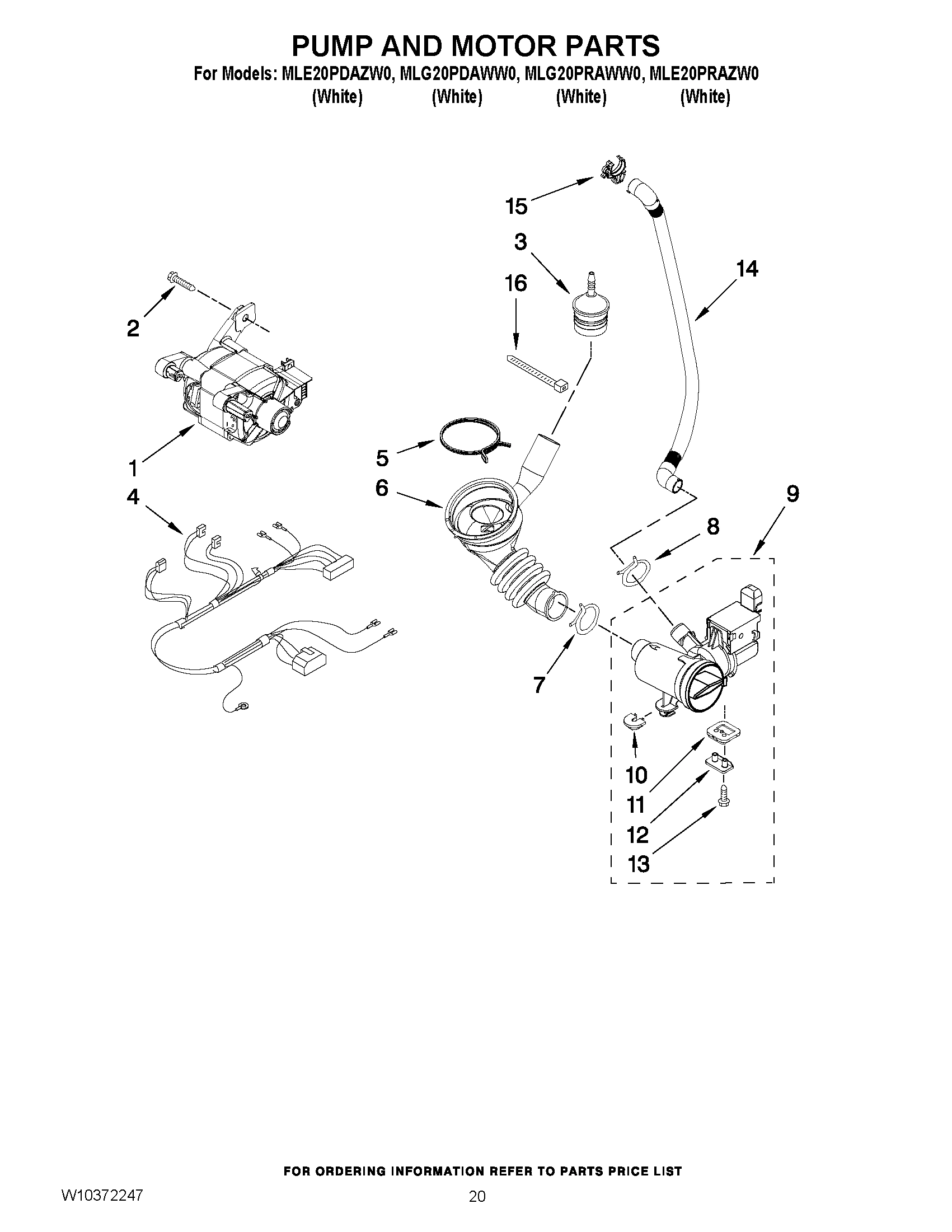 12 - PUMP AND MOTOR PARTS