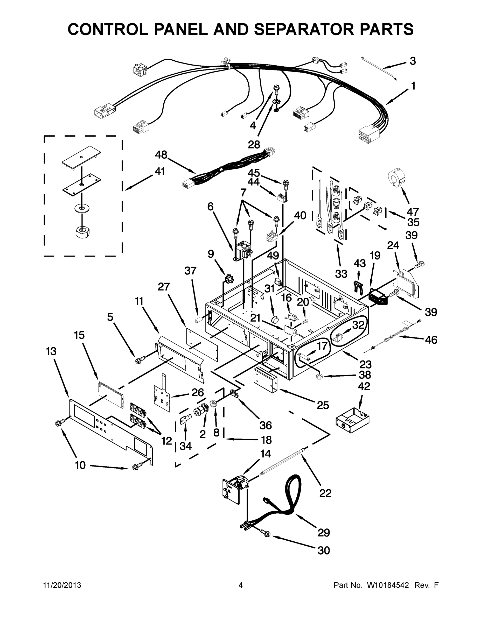 03 - CONTROL PANEL AND SEPARATOR PARTS