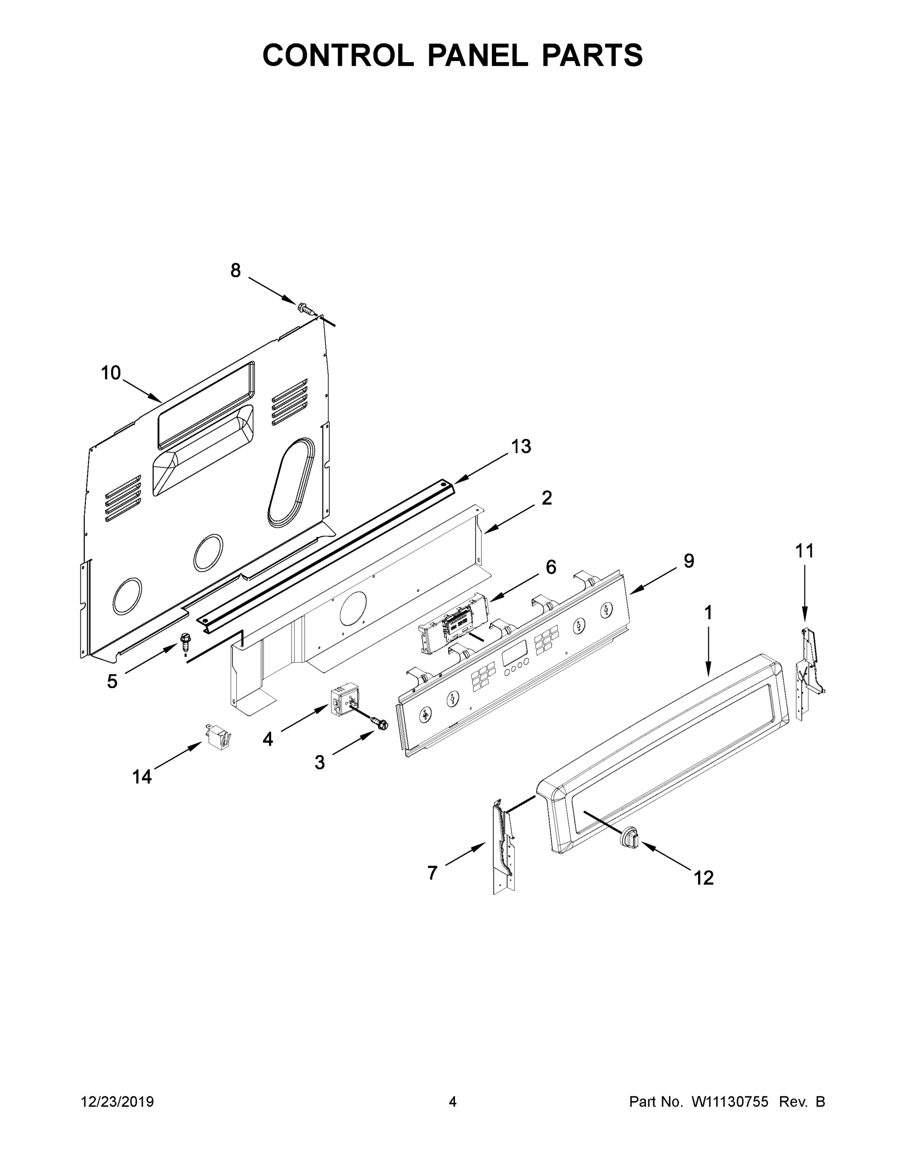 03 - CONTROL PANEL PARTS
